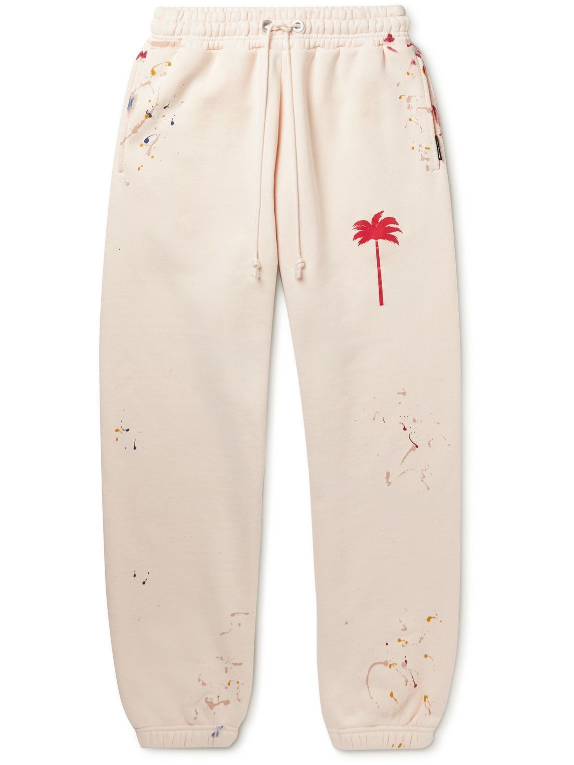 Palm Angels o1y0325 Logo Jogger & Sweatpant in Beige Size US 36 / EU 52 - 1 Thumbnail