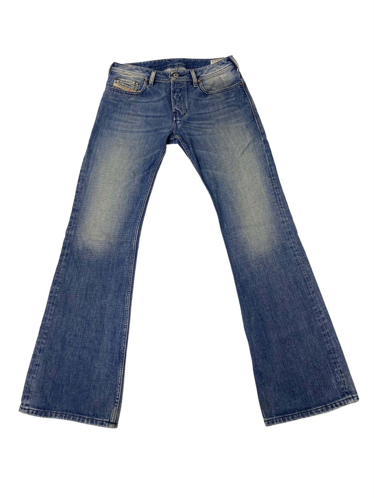 image of Flare Bootcut Diesel Mudwash Jeans in Blue, Men's (Size 31)