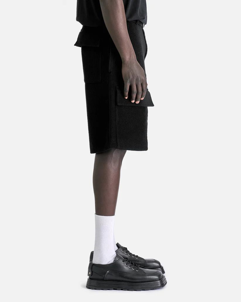 Jil Sander o1s1v1r1oon0925 Corduroy Belted Shorts in Black Size US 30 / EU 46 - 2 Thumbnail