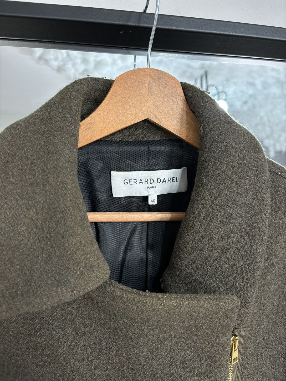 Designer × Japanese Brand Luxury Designer Gerard Darel Heavy Wool Coat Old Money Size US L / EU 52-54 / 3 - 8 Thumbnail