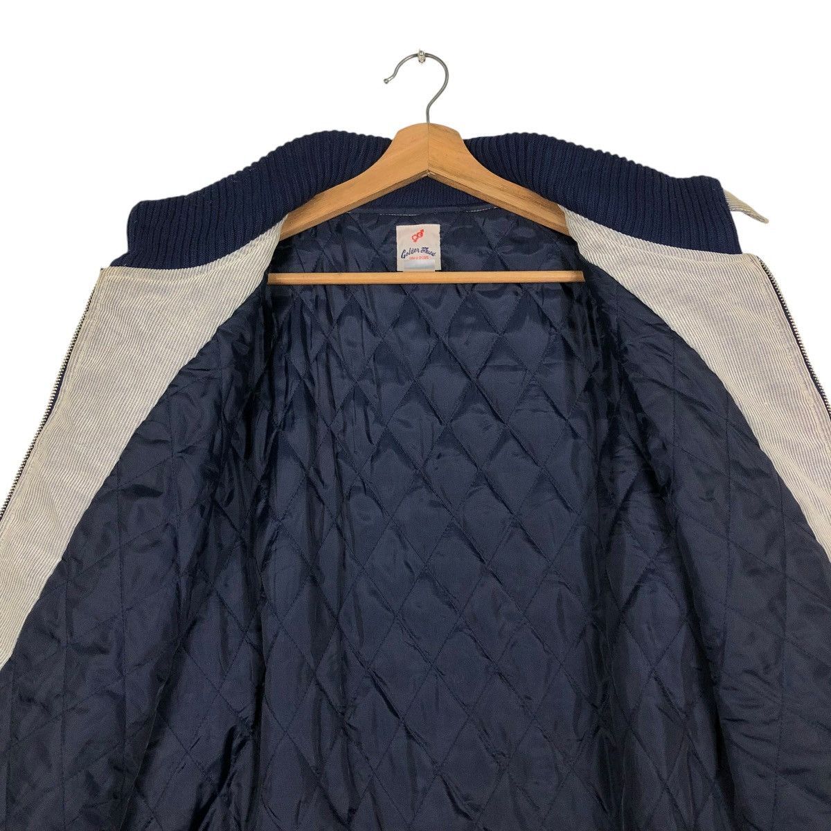 Japanese Brand 🔥VINTAGE HICKORY BOMBER JACKET GOLDEN BREED SURF & SPORTS Size US M / EU 48-50 / 2 - 14 Thumbnail