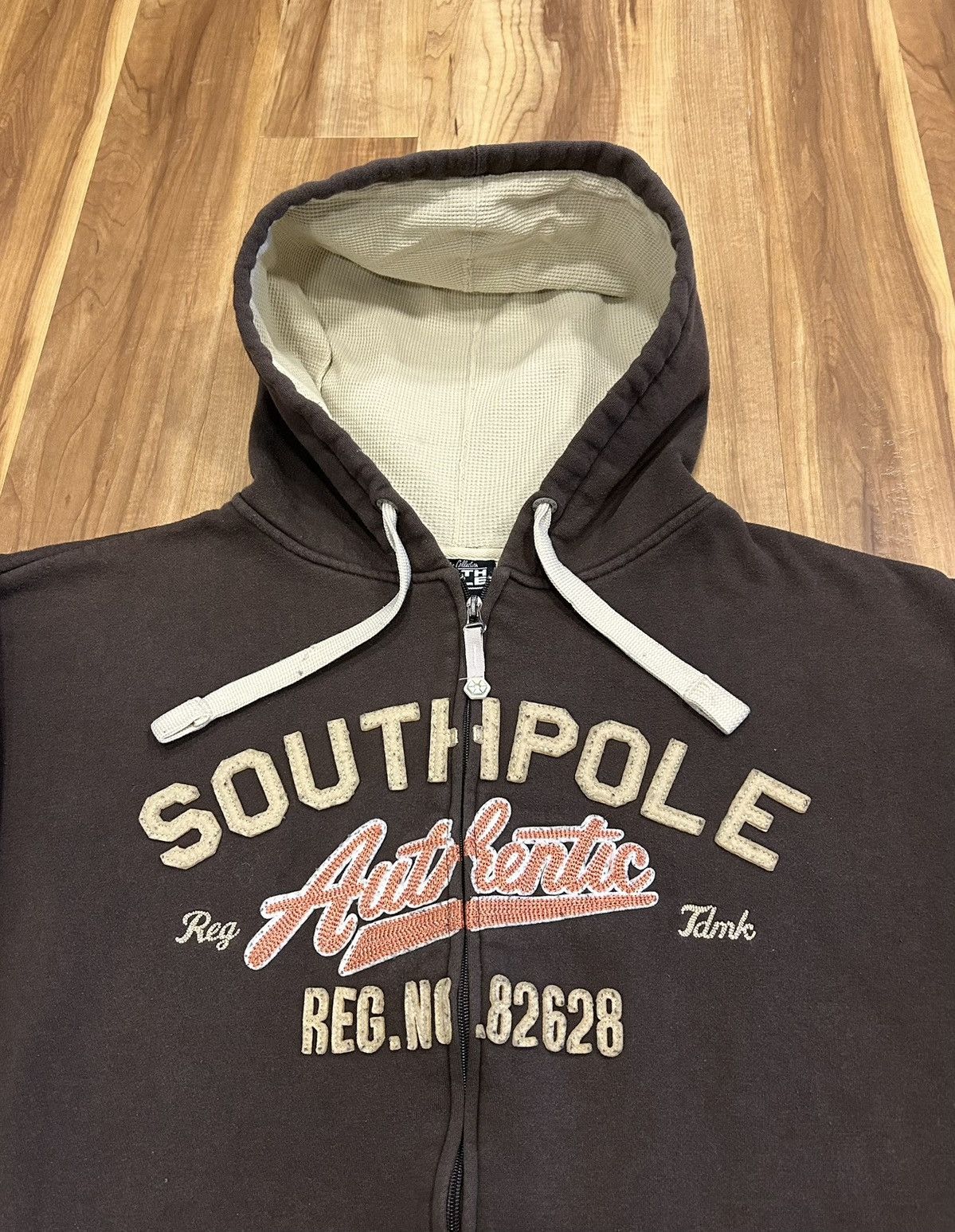 Southpole Vintage South Pole Heavyweight Thermal Zip Up Size US XL / EU 56 / 4 - 3 Thumbnail