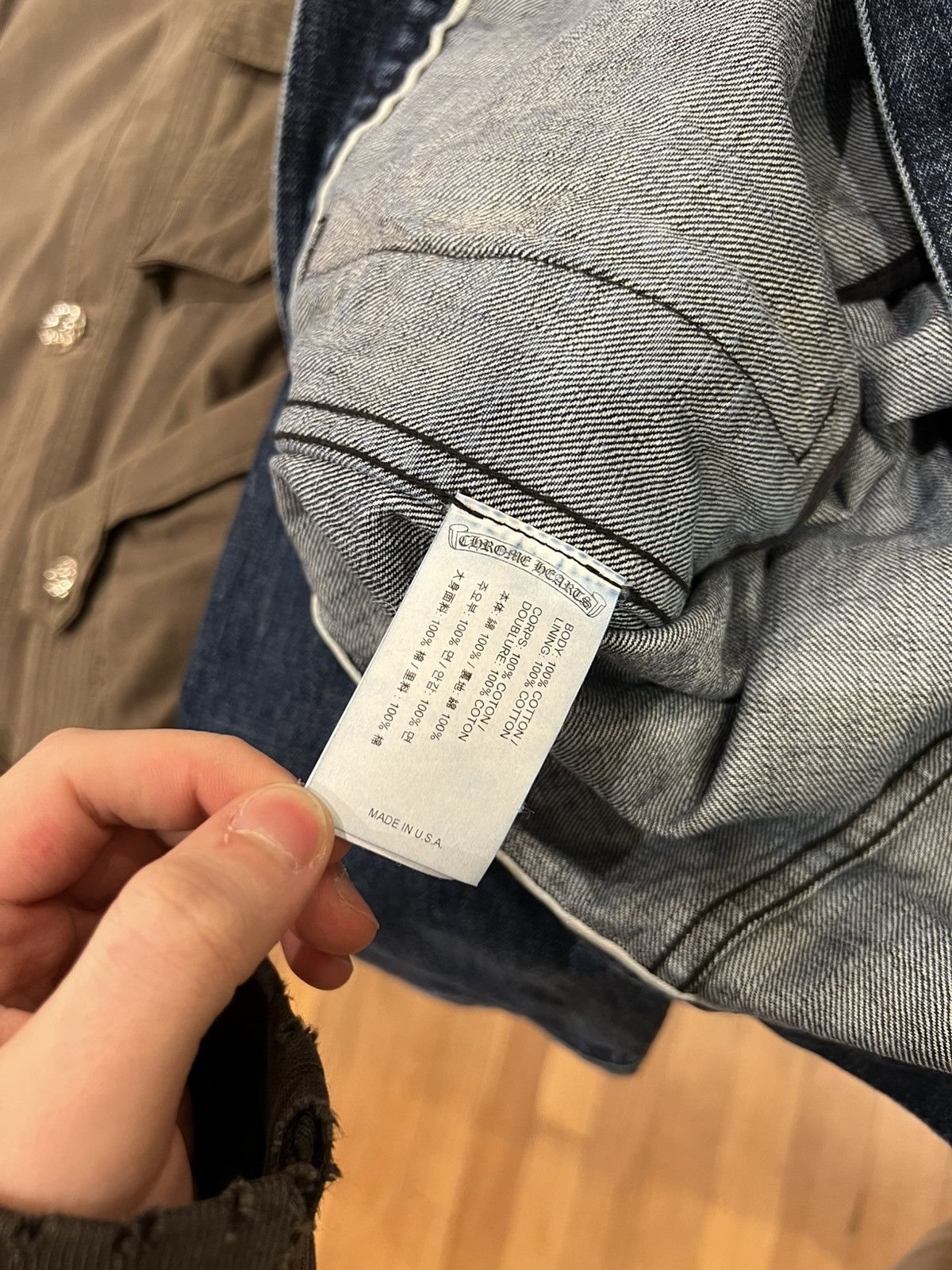 Chrome Hearts Chrome Hearts ‘Motorbreath’ Denim Jacket Size US XL / EU 56 / 4 - 10 Thumbnail