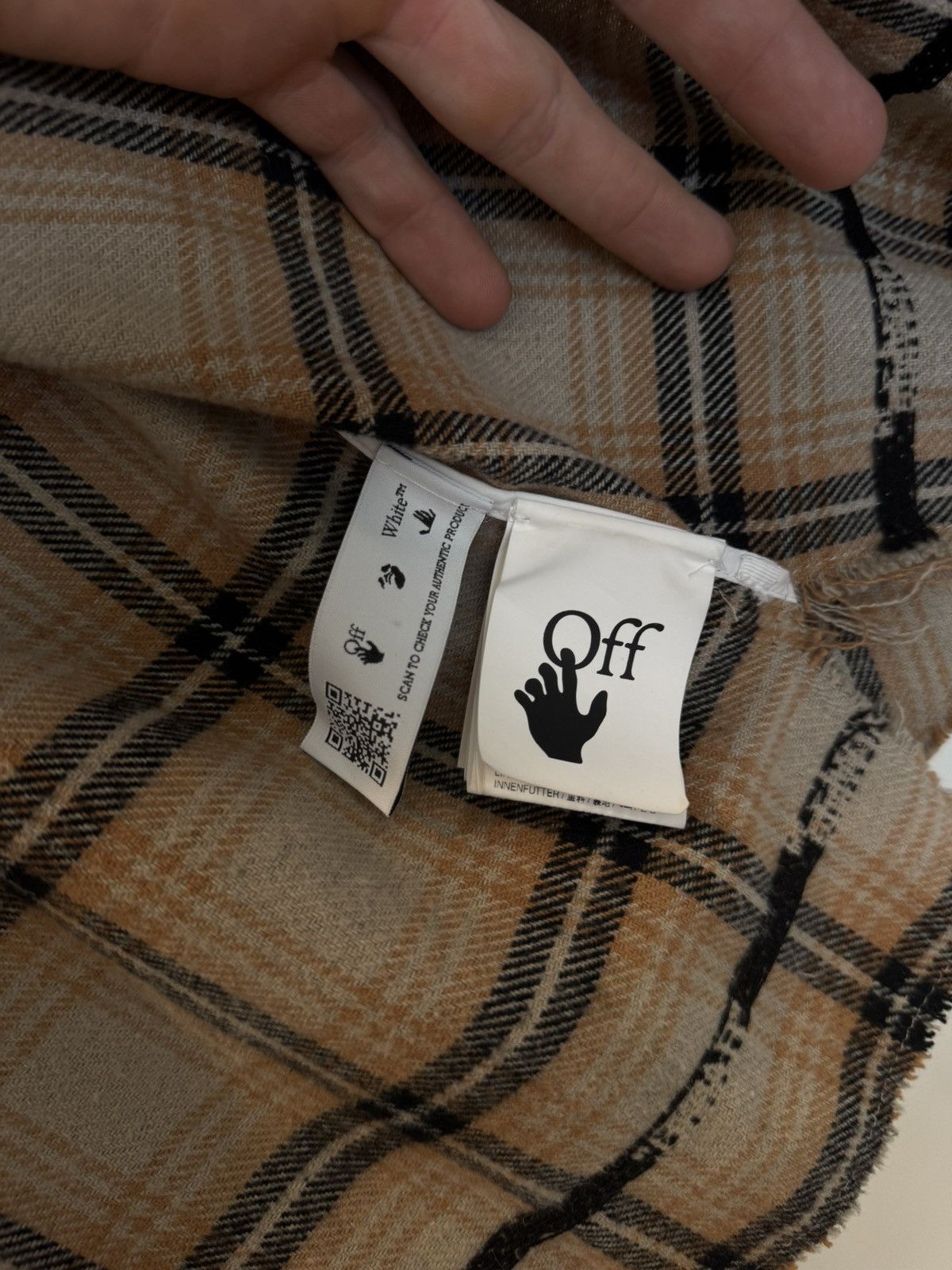 Off-White Off white flannel Size US XS / EU 42 / 0 - 4 Thumbnail