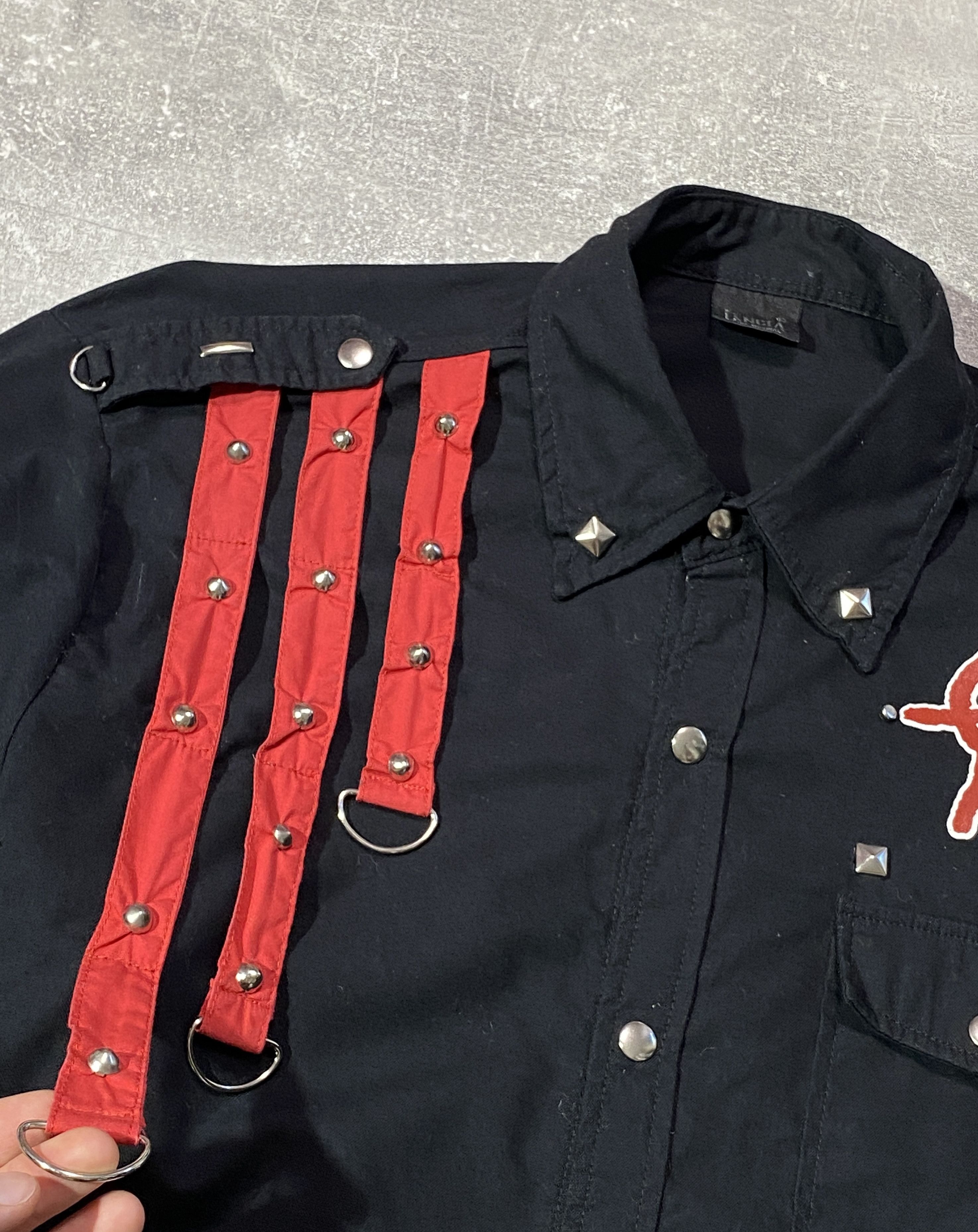 If Six Was Nine Vintage Y2K Anarchy School Shirt Gothic Style Size US M / EU 48-50 / 2 - 4 Thumbnail