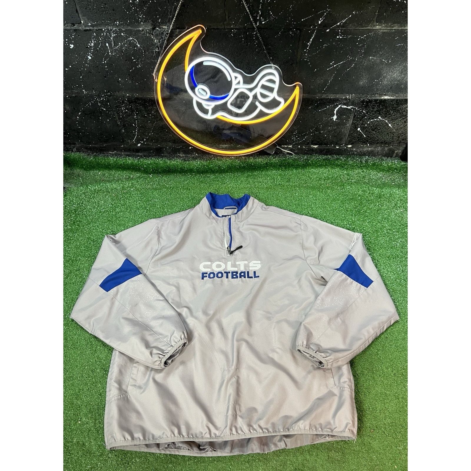 Reebok NFL Indianapolis Colts Sideline Reebok 1/4 Zip Windbreaker L Size US L / EU 52-54 / 3 - 1 Thumbnail