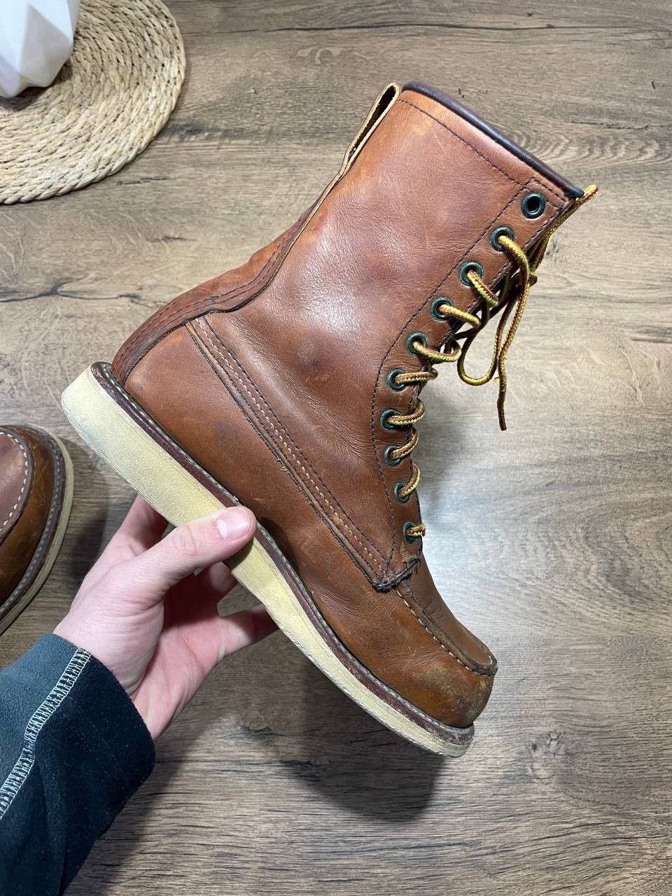Red Wing Red Wing 877 Heritage Work Boots vintage USA Size 4.5 Size US 4.5 / IT 34.5 - 4 Thumbnail