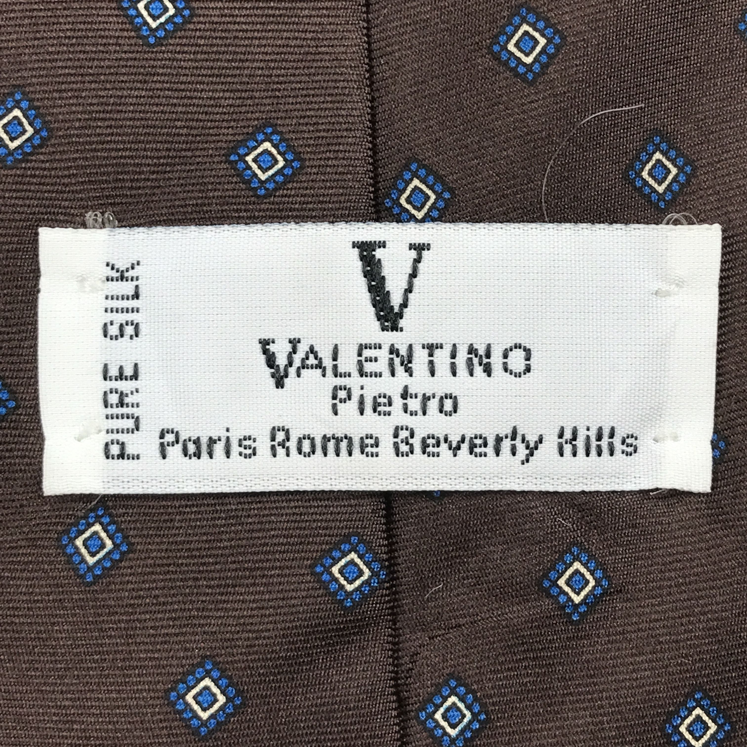 Vintage Vintage Valentino Pietro Silk Necktie Size ONE SIZE - 6 Thumbnail
