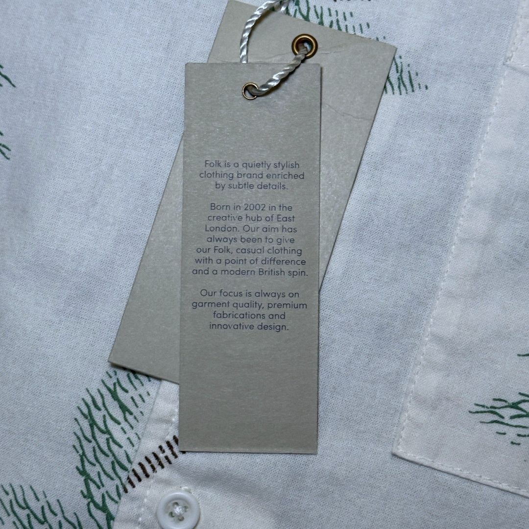 Folk Folk Clothing Coast CC Palm Tree Camp Collar Shirt S Size US S / EU 44-46 / 1 - 4 Thumbnail