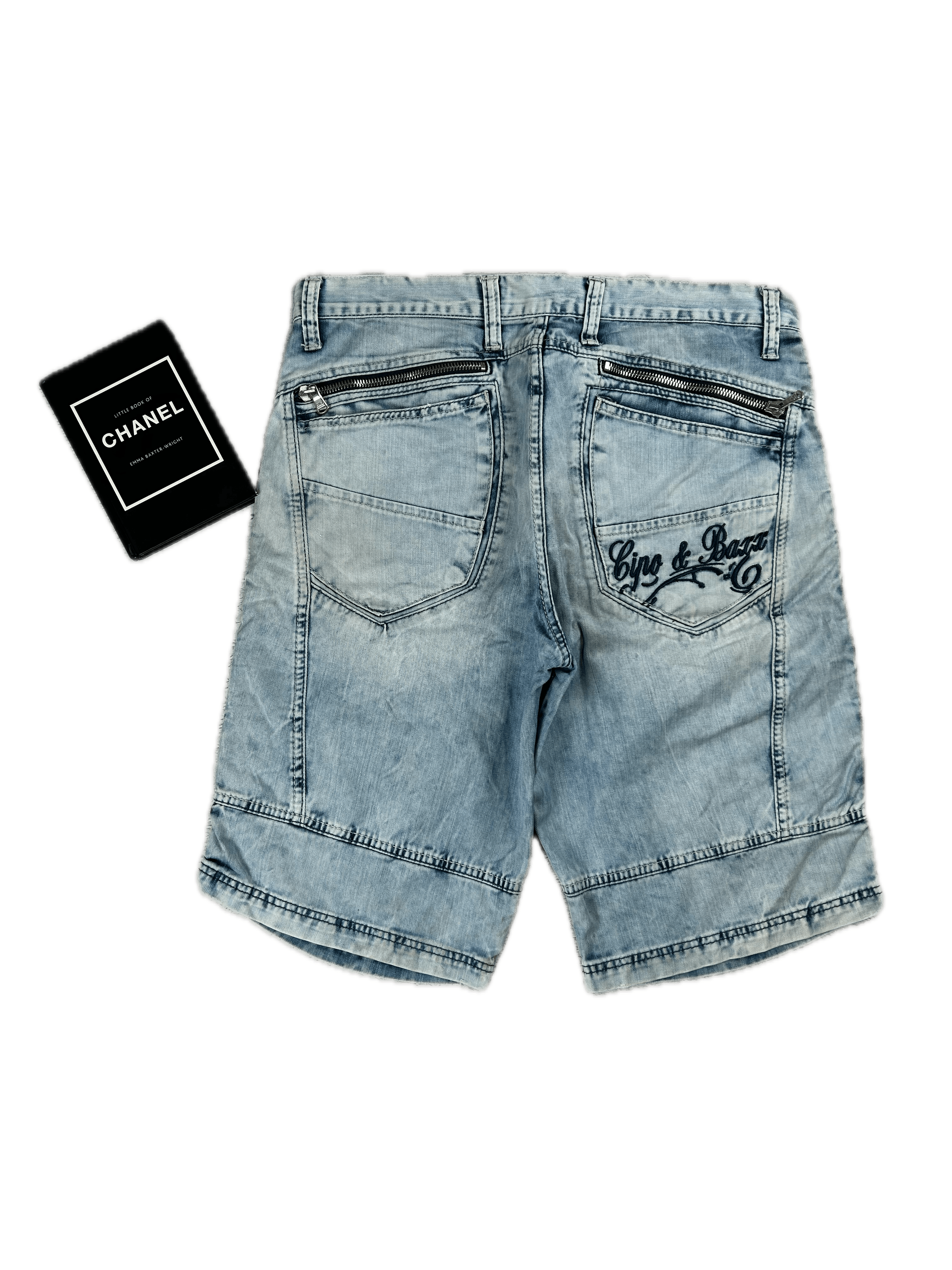 Japanese Brand × Southpole × Vintage Vintage Cipo & Baxx shorts Baggy big logo Streetwear Drill Size US 38 / EU 54 - 1 Thumbnail