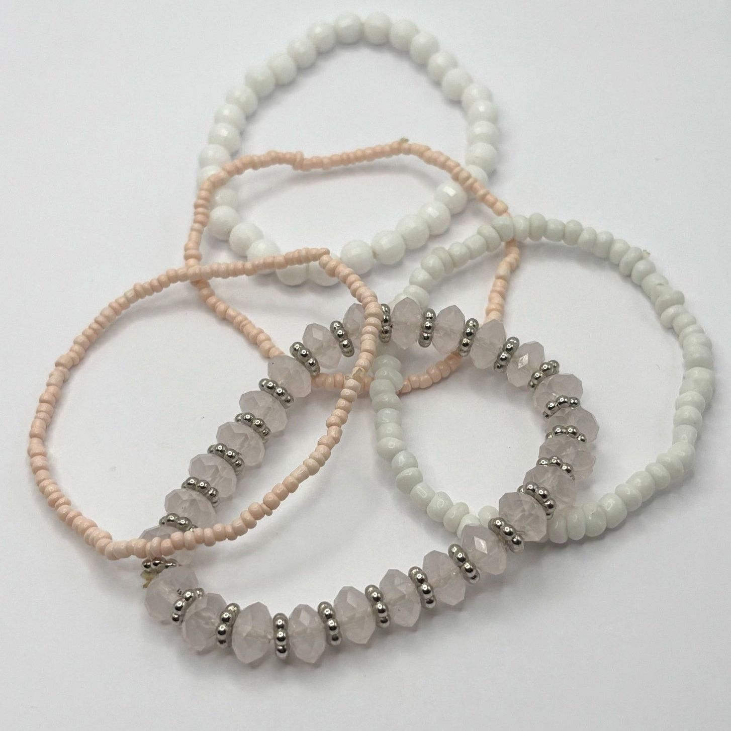 Other White & Pink Beaded Bracelet Bundle Size ONE SIZE - 3 Thumbnail