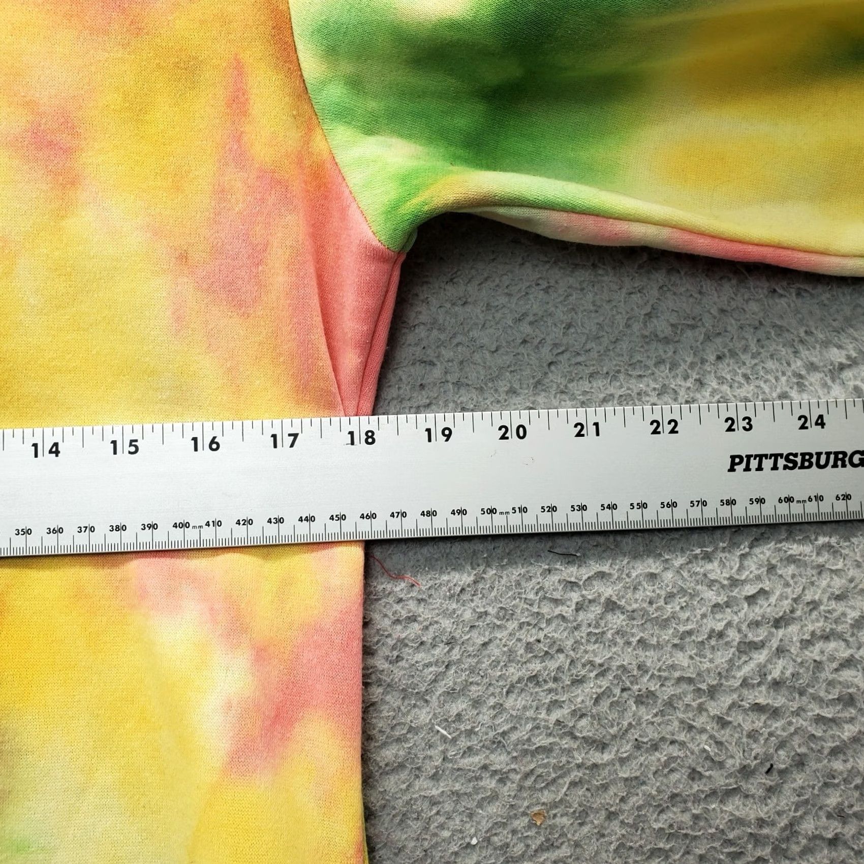 Vintage Bamboo Hoodie Womens L Multi Tie Dye Fleece Lined Hooded Pullover Casual Wear Men/Women Size L / US 10 / IT 46 - 4 Thumbnail
