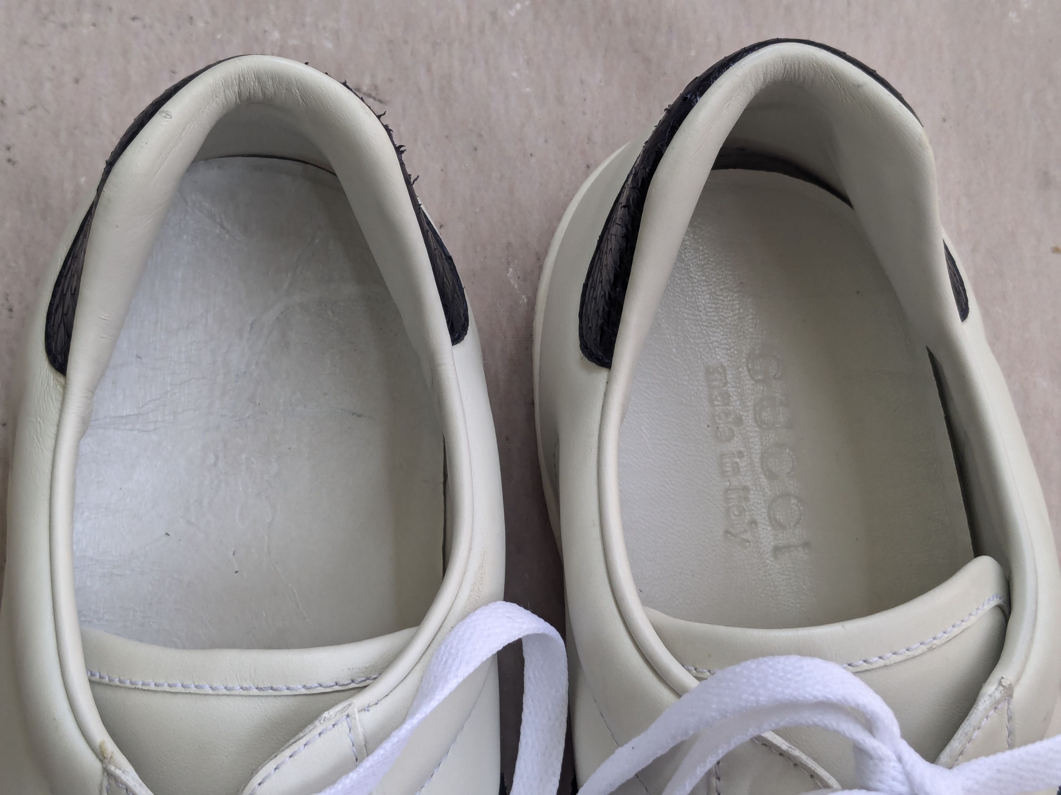 Gucci Gucci Ace Sneakers White 9.5 White Low Tops 386750 Size US 9.5 / EU 42-43 - 3 Thumbnail