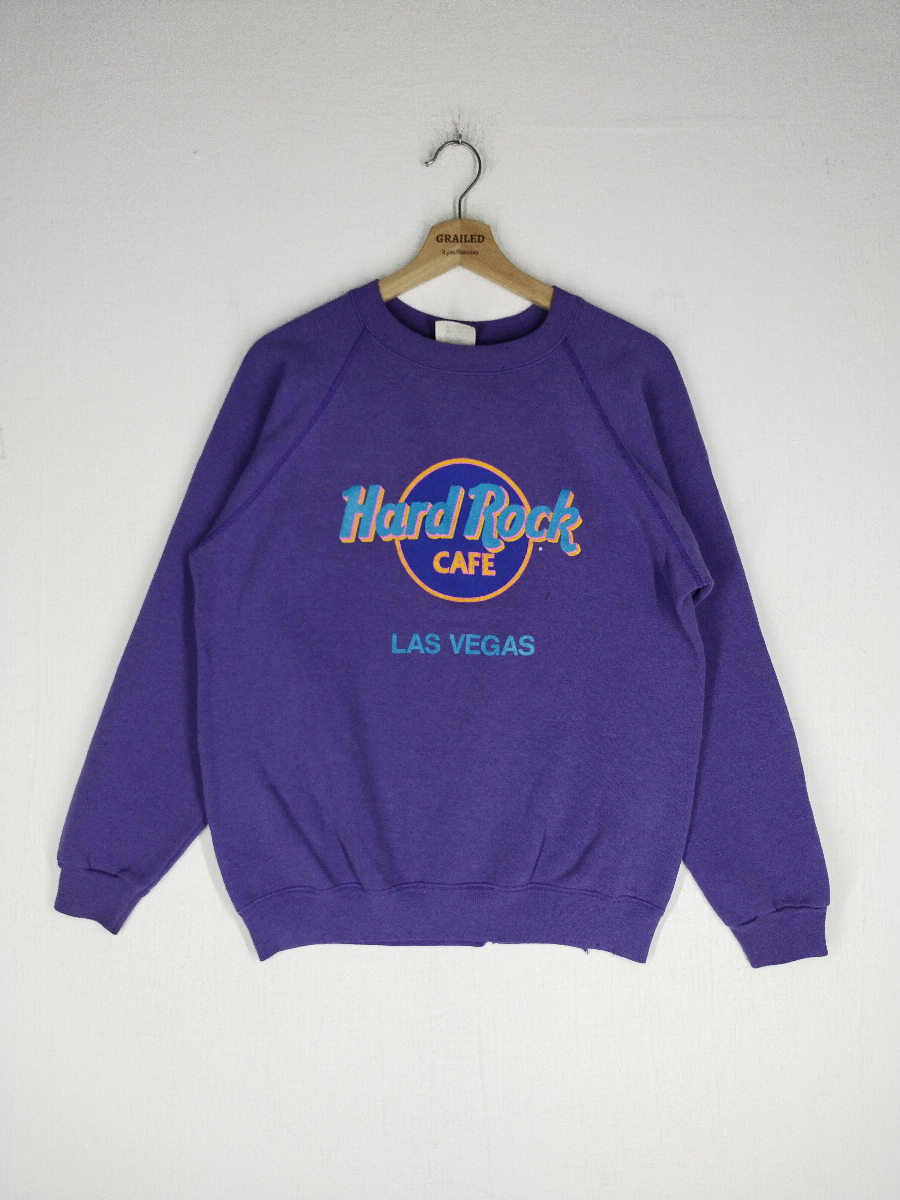 Hard Rock Cafe × Vintage 🔥 Vtg Hard Rock Cafe Las Vegas Rare Colour Sweatshirt Size US M / EU 48-50 / 2 - 1 Thumbnail