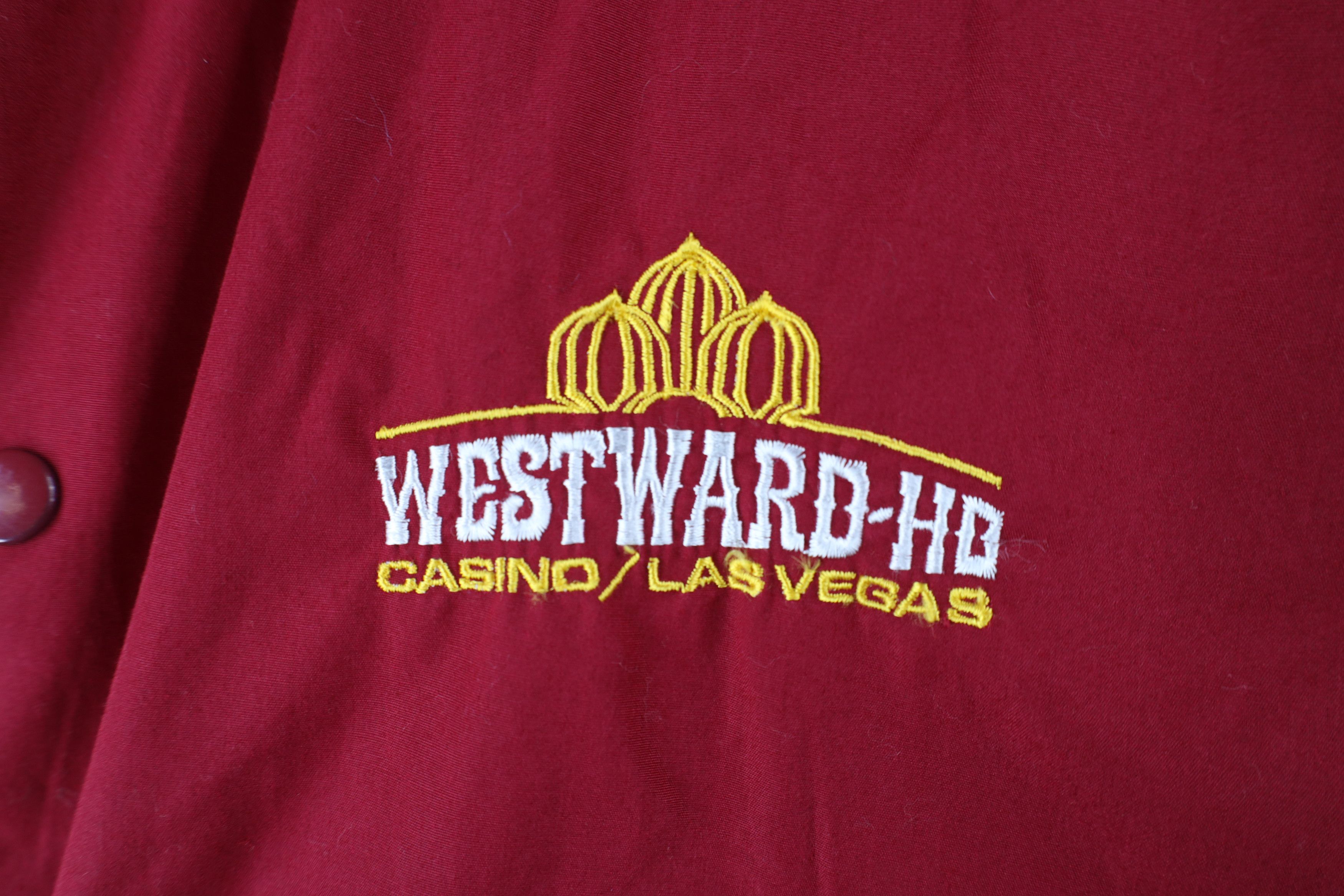 Vintage Vintage 90s Streetwear Westward Ho Casino Bomber Jacket Size US XL / EU 56 / 4 - 4 Thumbnail