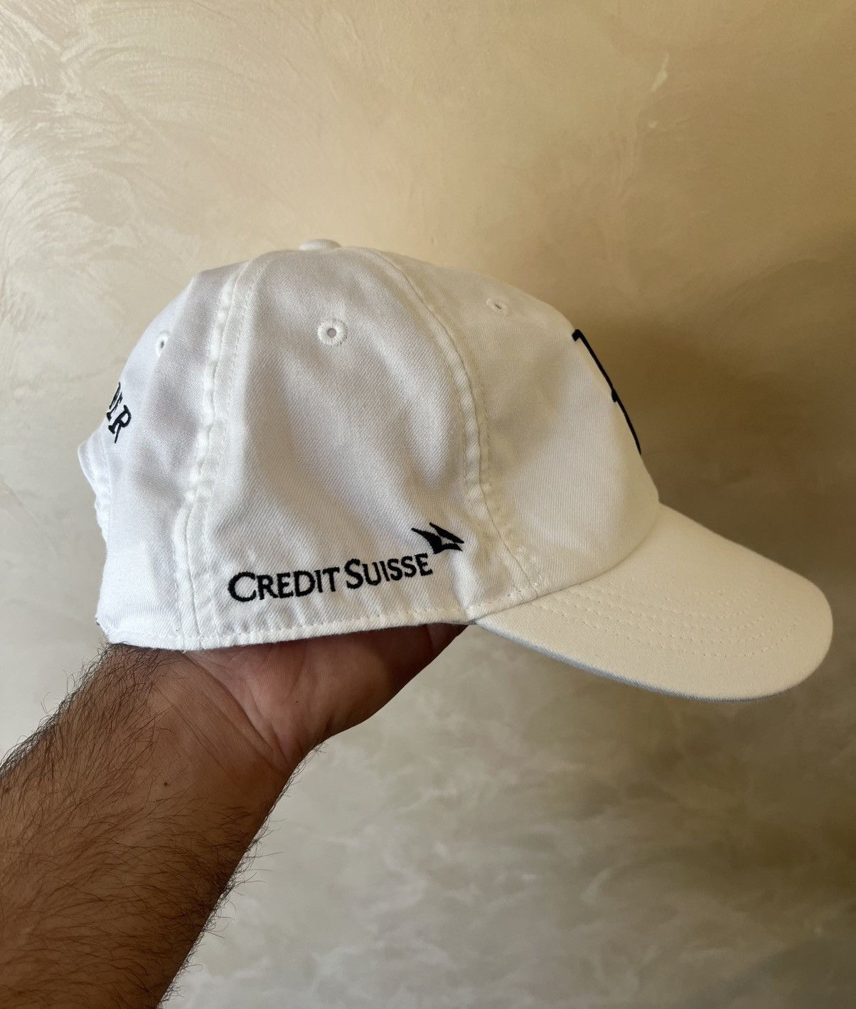 Nike Vintage Nike Roger Federer Cap Hat Tennis White Size ONE SIZE - 4 Thumbnail