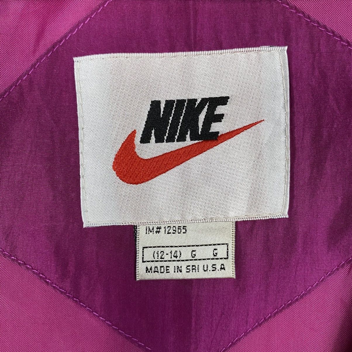 Nike 📌Vintage Bomber Jacket Nike Made In Usa Size US M / EU 48-50 / 2 - 20 Thumbnail