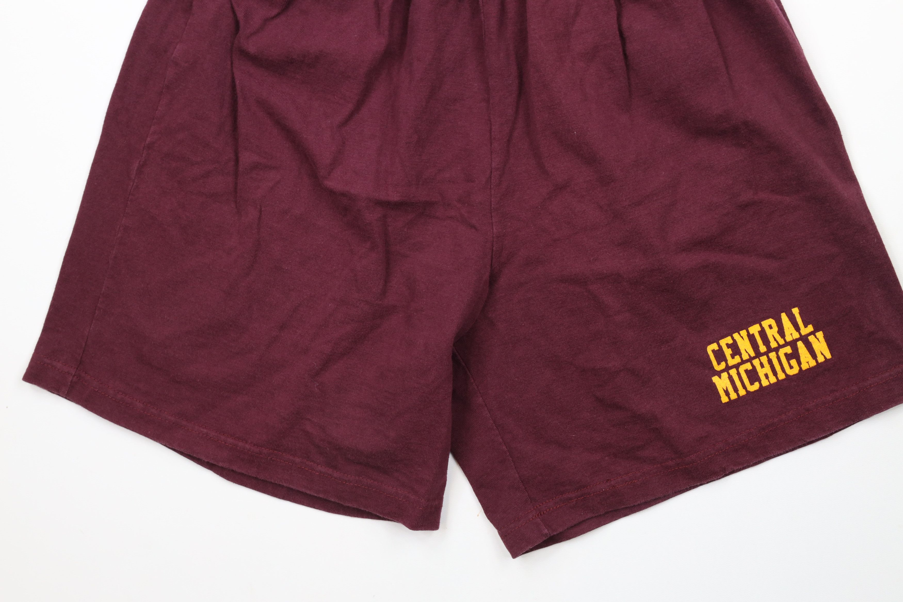 Vintage Vintage 90s Central Michigan University Shorts Cotton USA Size US 34 / EU 50 - 4 Thumbnail