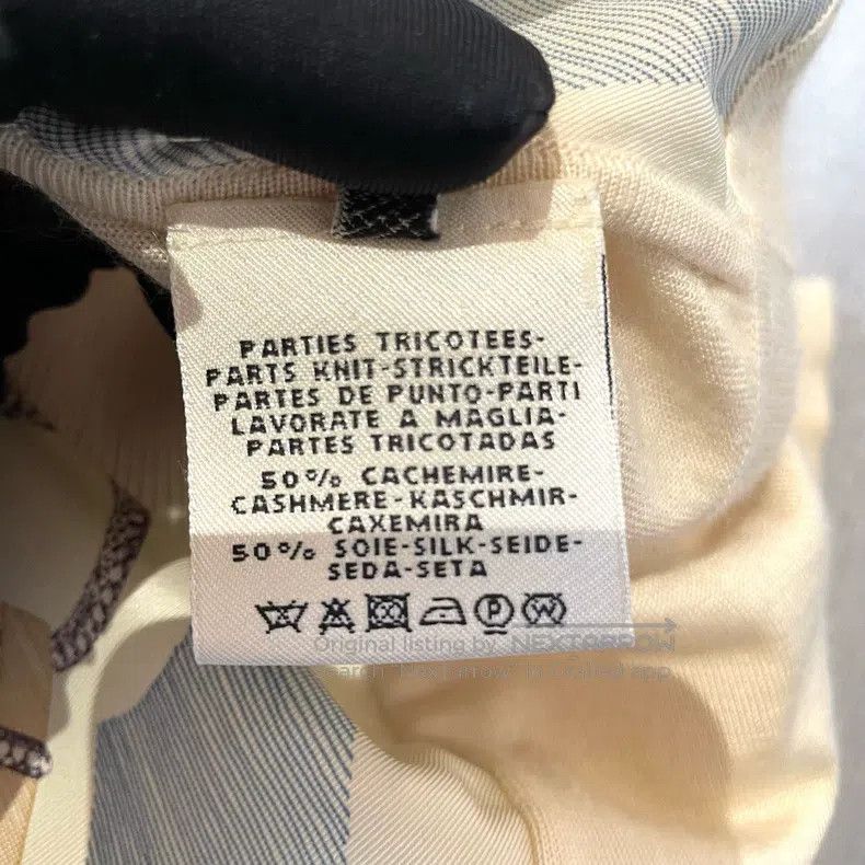 Hermes Hermes Chain print goat hair and silk blended knitted long Size XXS / US 00 / IT 34 - 5 Thumbnail