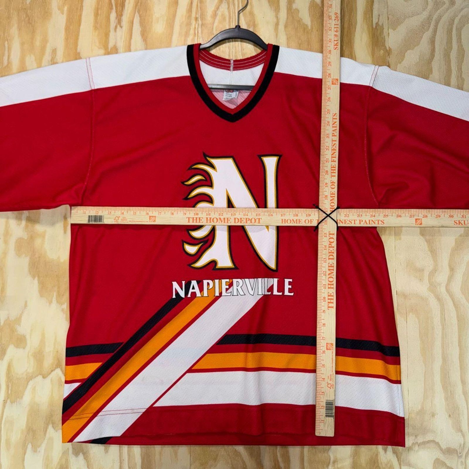 Vintage Vintage y2k napierville flame 1990s canada hockey jersey Size US XL / EU 56 / 4 - 4 Thumbnail