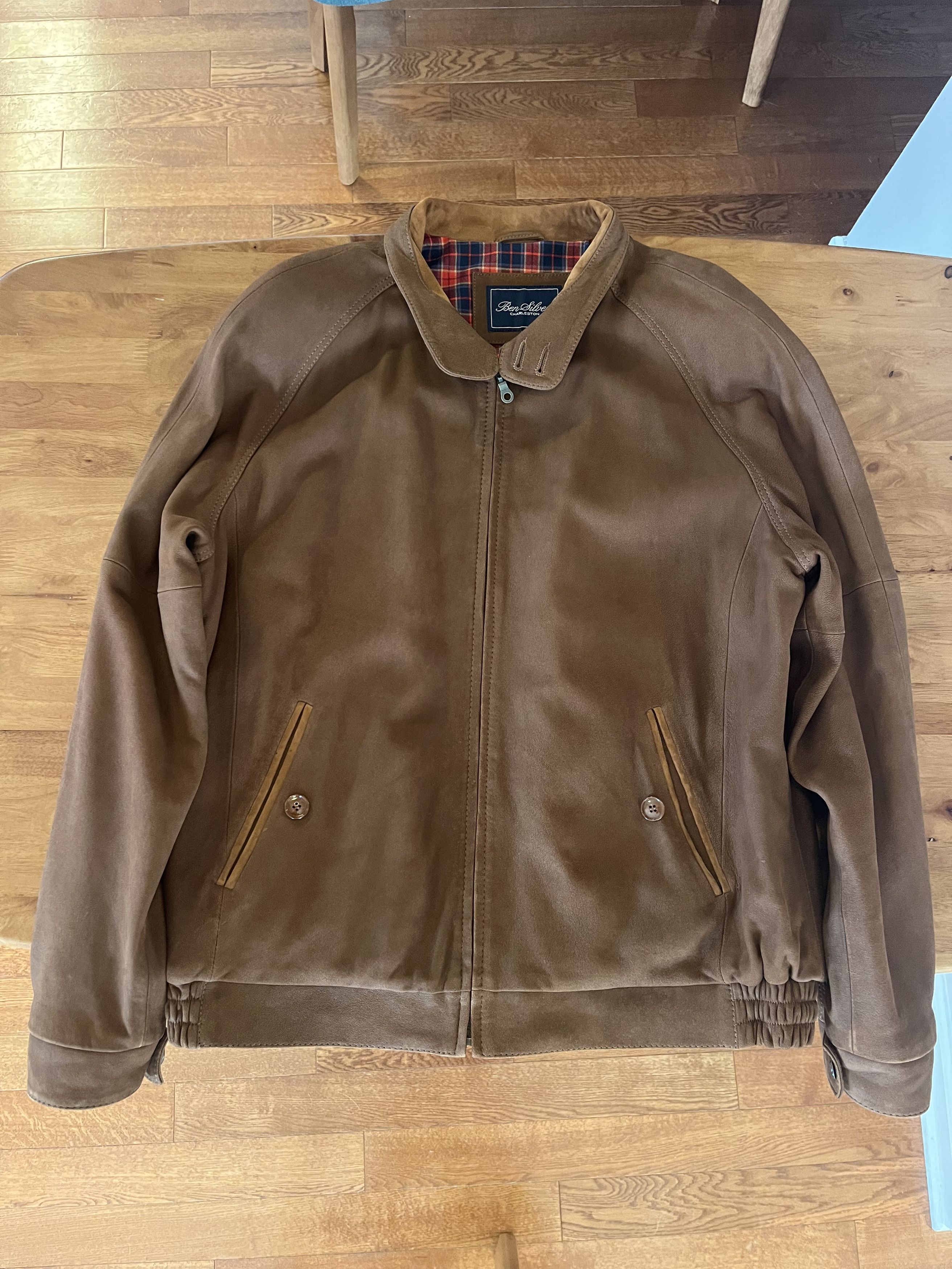 Ben Silver Ben Silver Sueded Leather Zippered Jacket Size US S / EU 44-46 / 1 - 1 Thumbnail