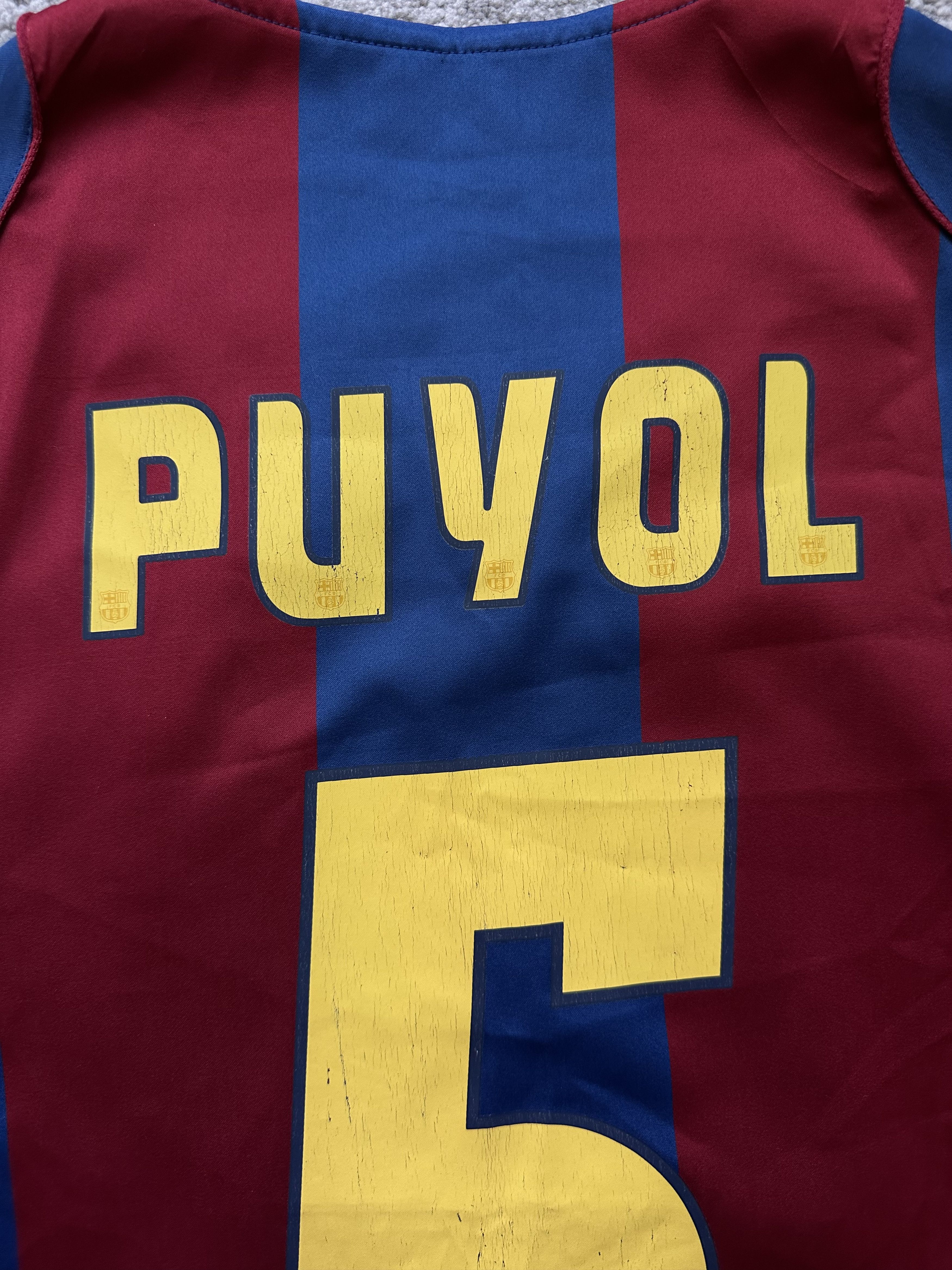 Nike FC Barcelona Home Jersey Nike Puyol Size US L / EU 52-54 / 3 - 18 Thumbnail