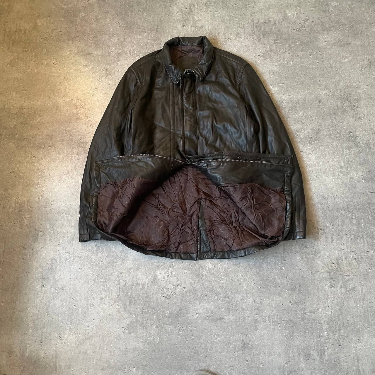Bally Vintage Leather/Lamb Skin Coat Jacket Size US XL / EU 56 / 4 - 2 Thumbnail