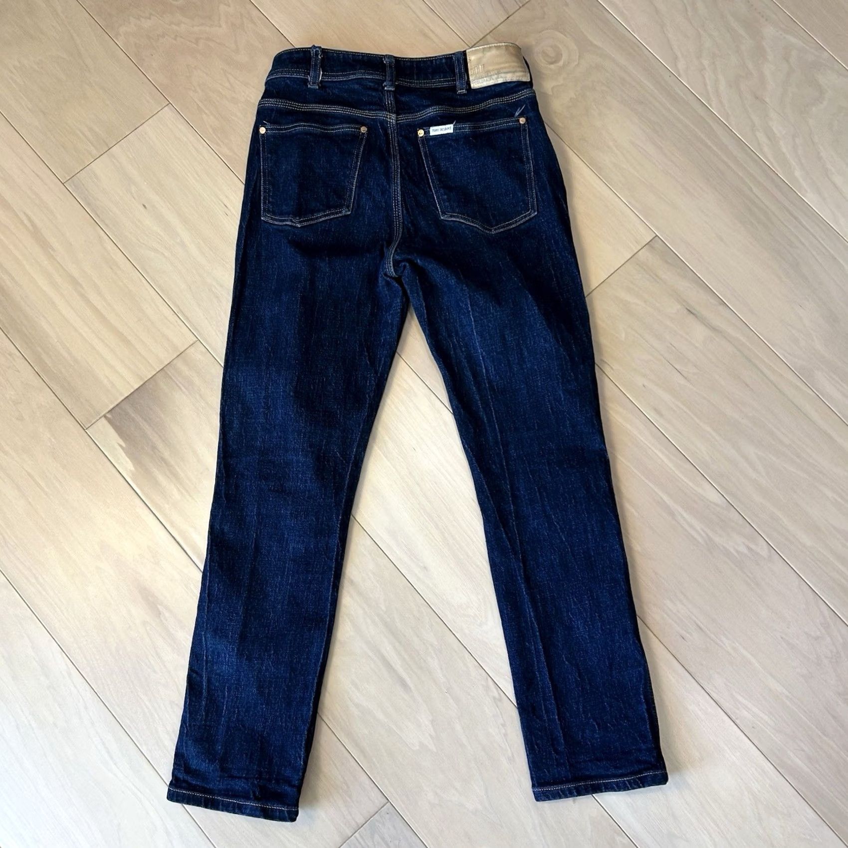 Topo Designs Topo Designs Dark Wash Denim Womens Size 4 Jeans 27 Size 27" / US 4 / IT 40 - 2 Thumbnail