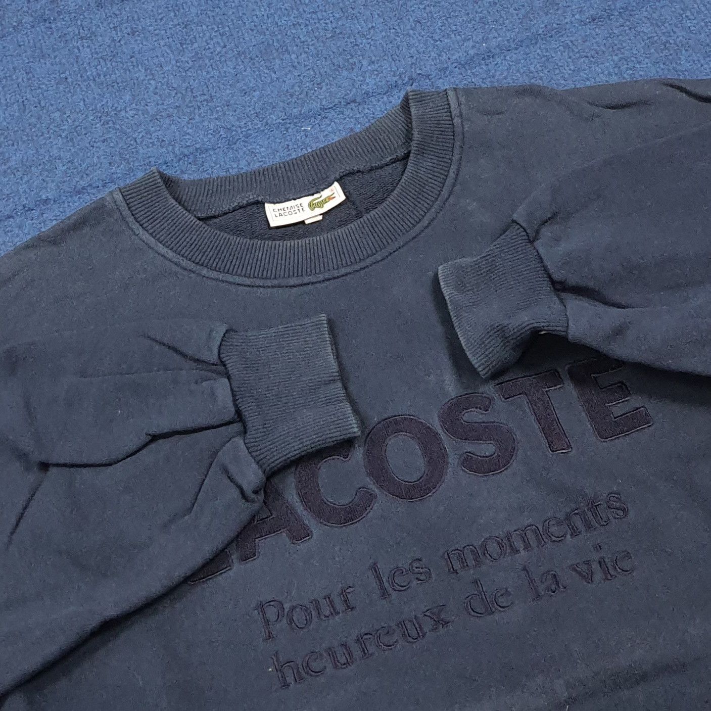 Lacoste Vintage Chemise Lacoste Spell Out Sweatshirt C290N26 Size US M / EU 48-50 / 2 - 4 Thumbnail