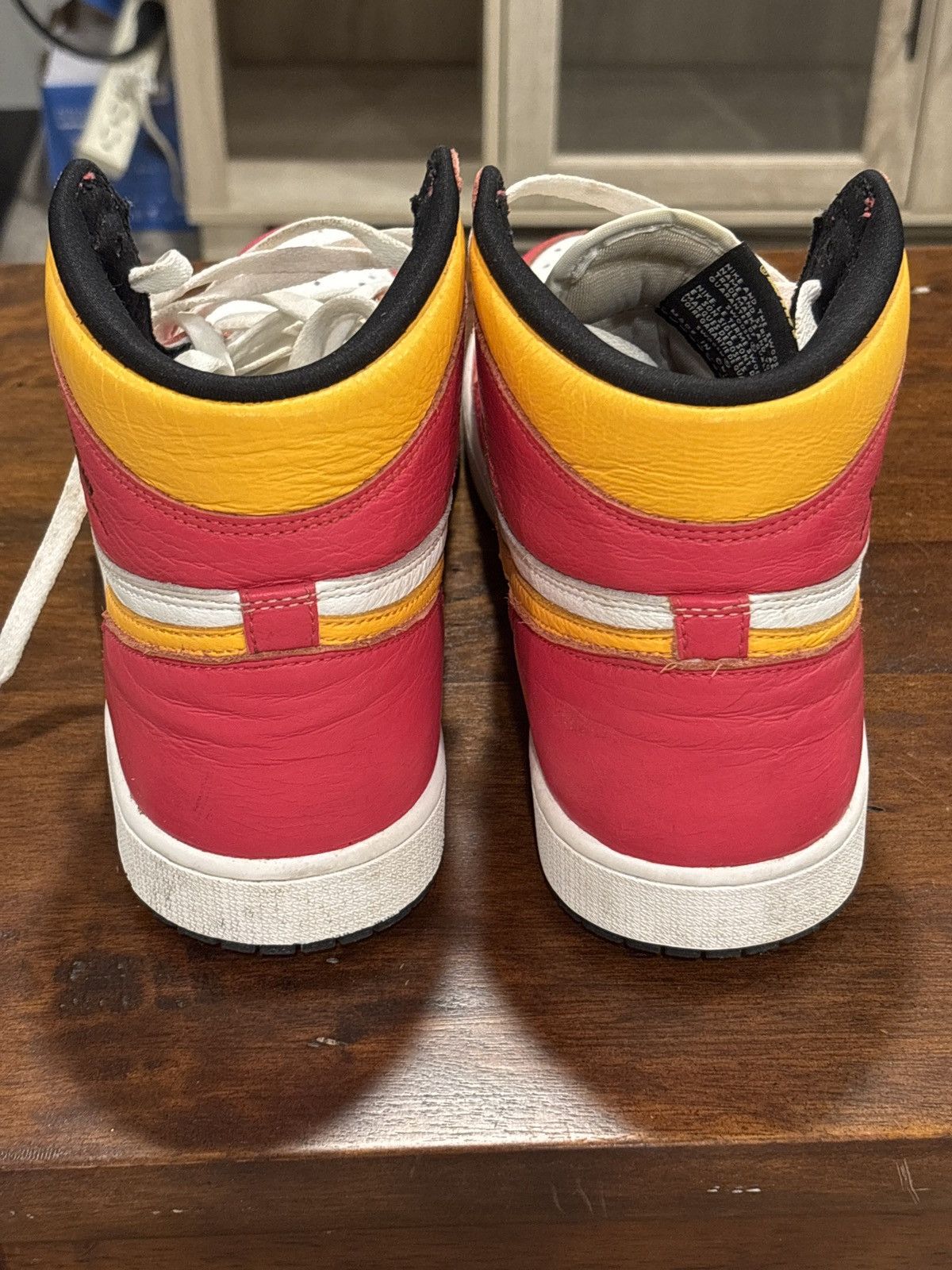 Jordan Brand × Nike Jordan 1 Low OG Bright Red Fusion Size US 12 / EU 45 - 3 Thumbnail