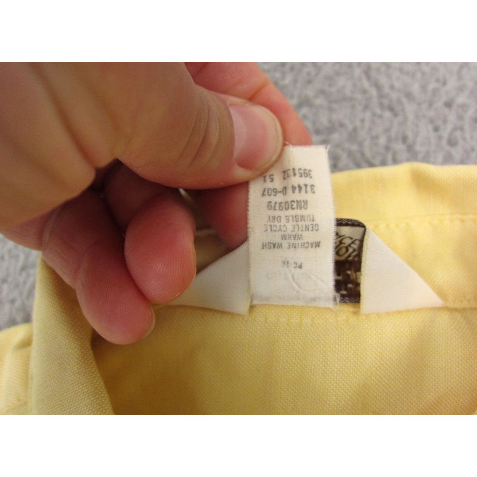 Sears VINTAGE Sears Shirt Teens 12 Yellow Button-Up Short Sleeve Collared 70s 80s Classic Mens Womens Boys Girls Size XL / US 12-14 / IT 48-50 - 5 Thumbnail