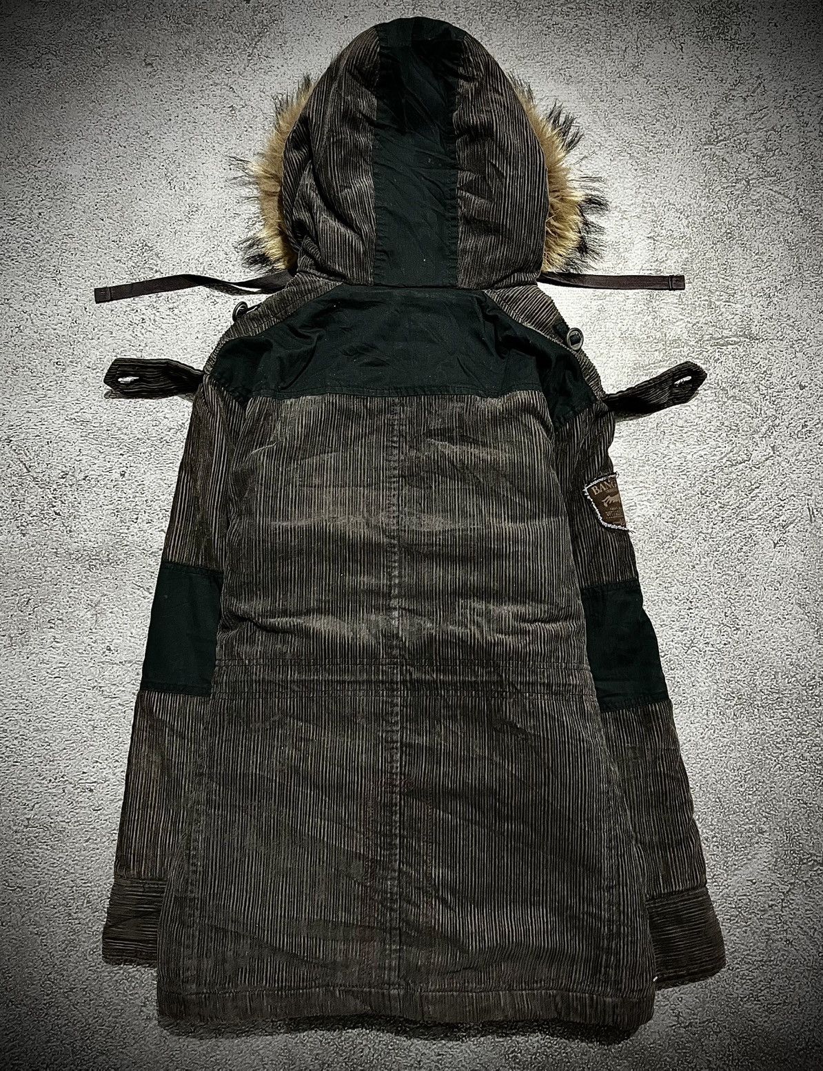 Japanese Bang Bang Bondage Corduroy Fur Jacket