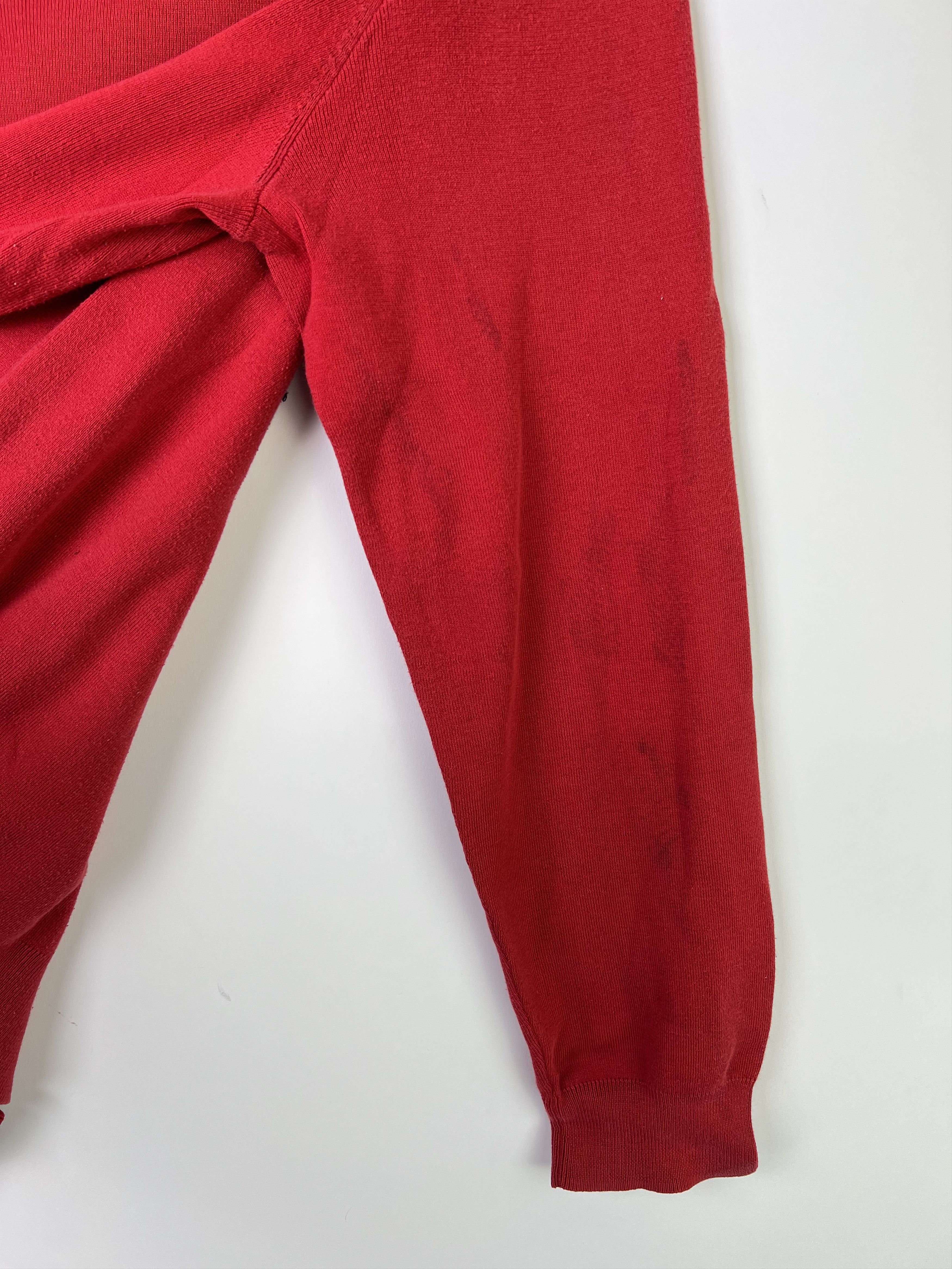 Polo Ralph Lauren Ralph Lauren Sweater Cotton Knit Red XL Size US XL / EU 56 / 4 - 7 Thumbnail