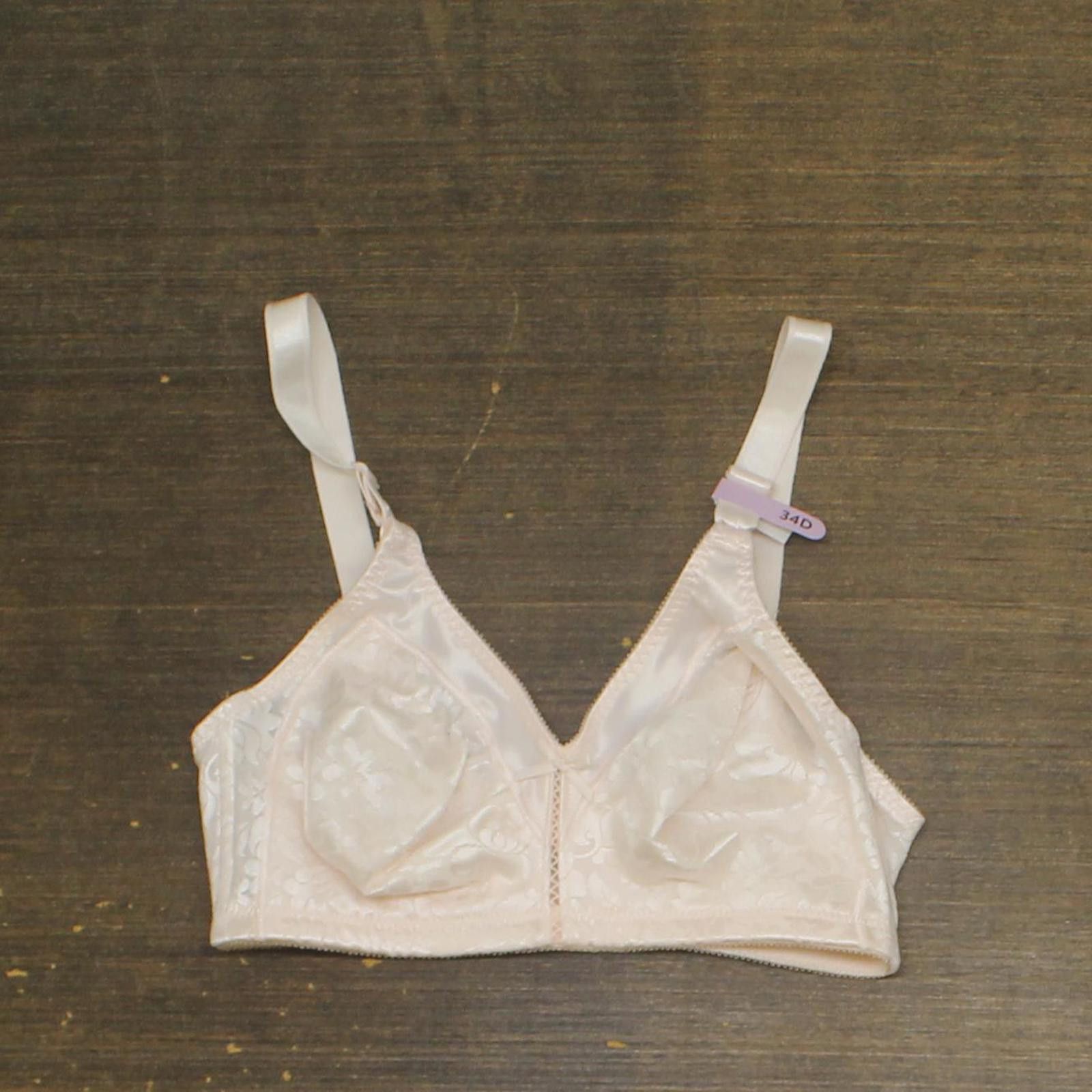 Balenciaga New Bali Support Lace Wireless Bra 3372 Pink Bliss 34D, Women's
