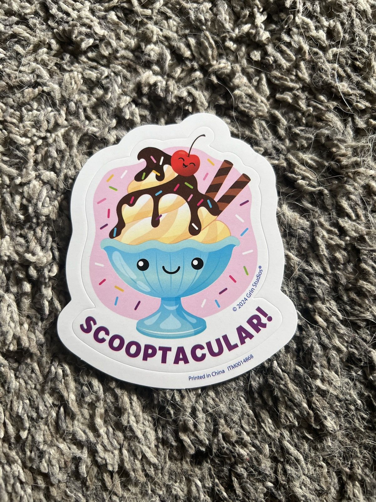 Hypebeast 2024 Grin Studios Scooptacular! Sticker Size ONE SIZE - 1 Thumbnail