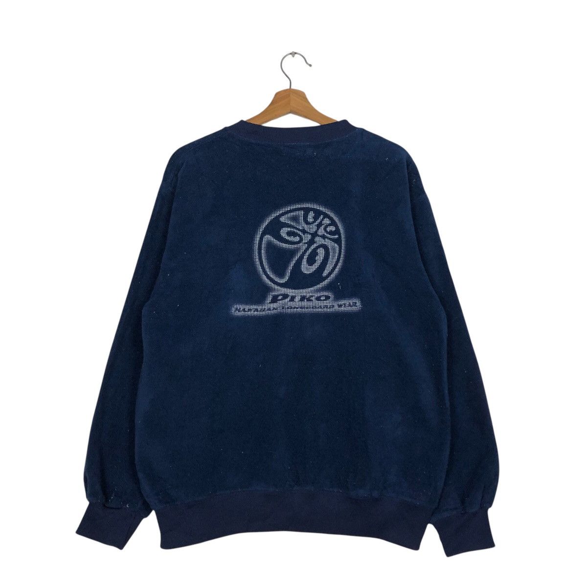 Japanese Brand 📌Vintage Sweatshirt Hawaii Piko Surf Wear Big Logo Size US M / EU 48-50 / 2 - 9 Thumbnail