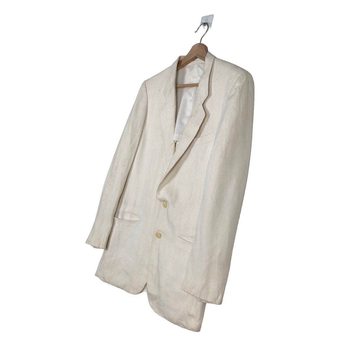 Yves Saint Laurent 🔥Vintage Yves Saint Laurent Diffusion Homme Paris Coats Size US M / EU 48-50 / 2 - 2 Thumbnail