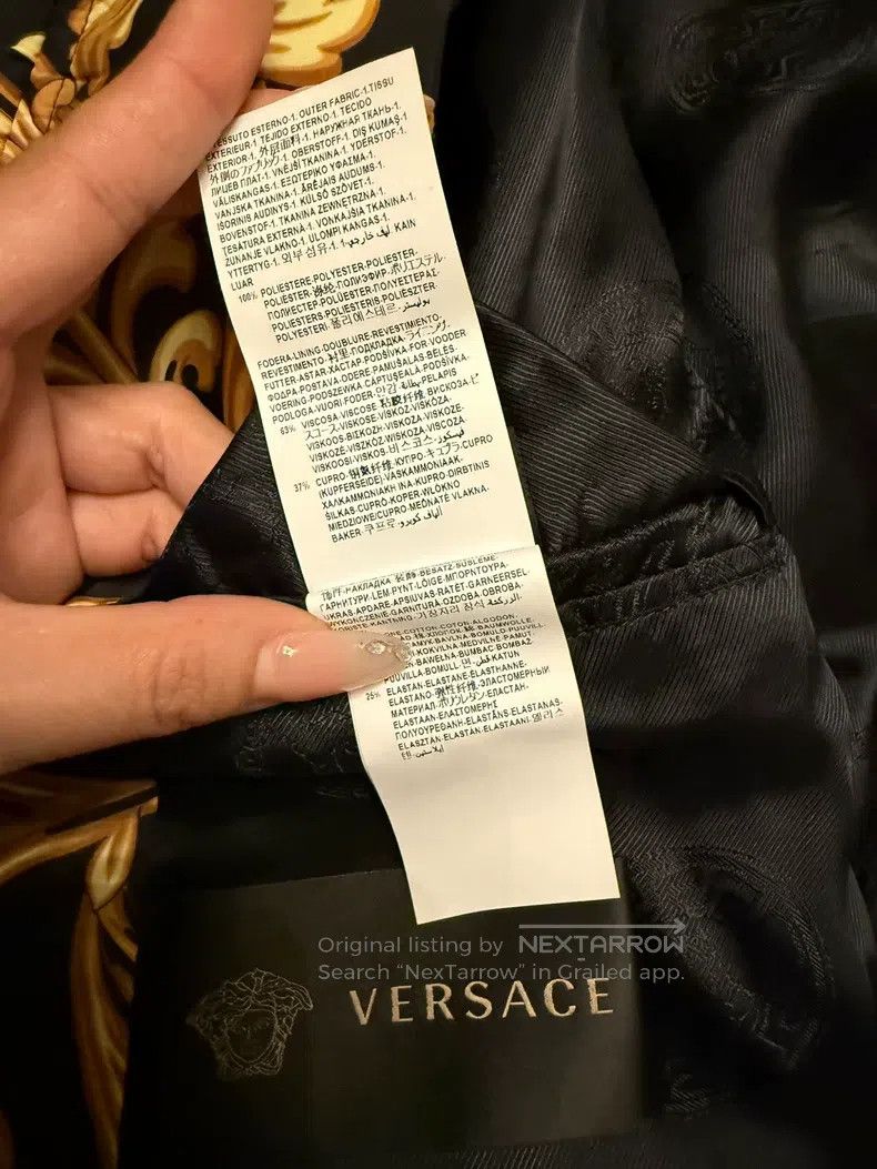 Versace Versace Black gold baroque coat Size US M / EU 48-50 / 2 - 8 Thumbnail