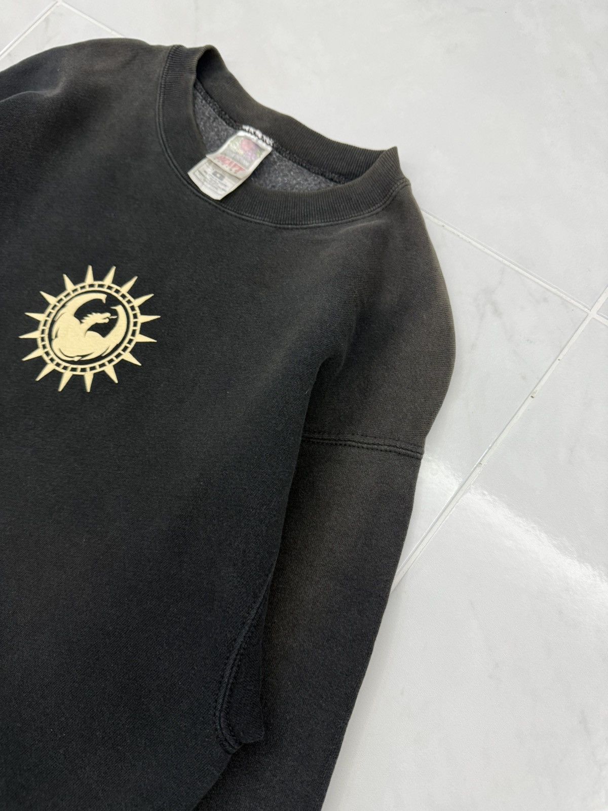 Hook-Ups Vintage 90s DRAGON Skateboard / Powell Peralta Fotl Jumper Size US M / EU 48-50 / 2 - 6 Thumbnail