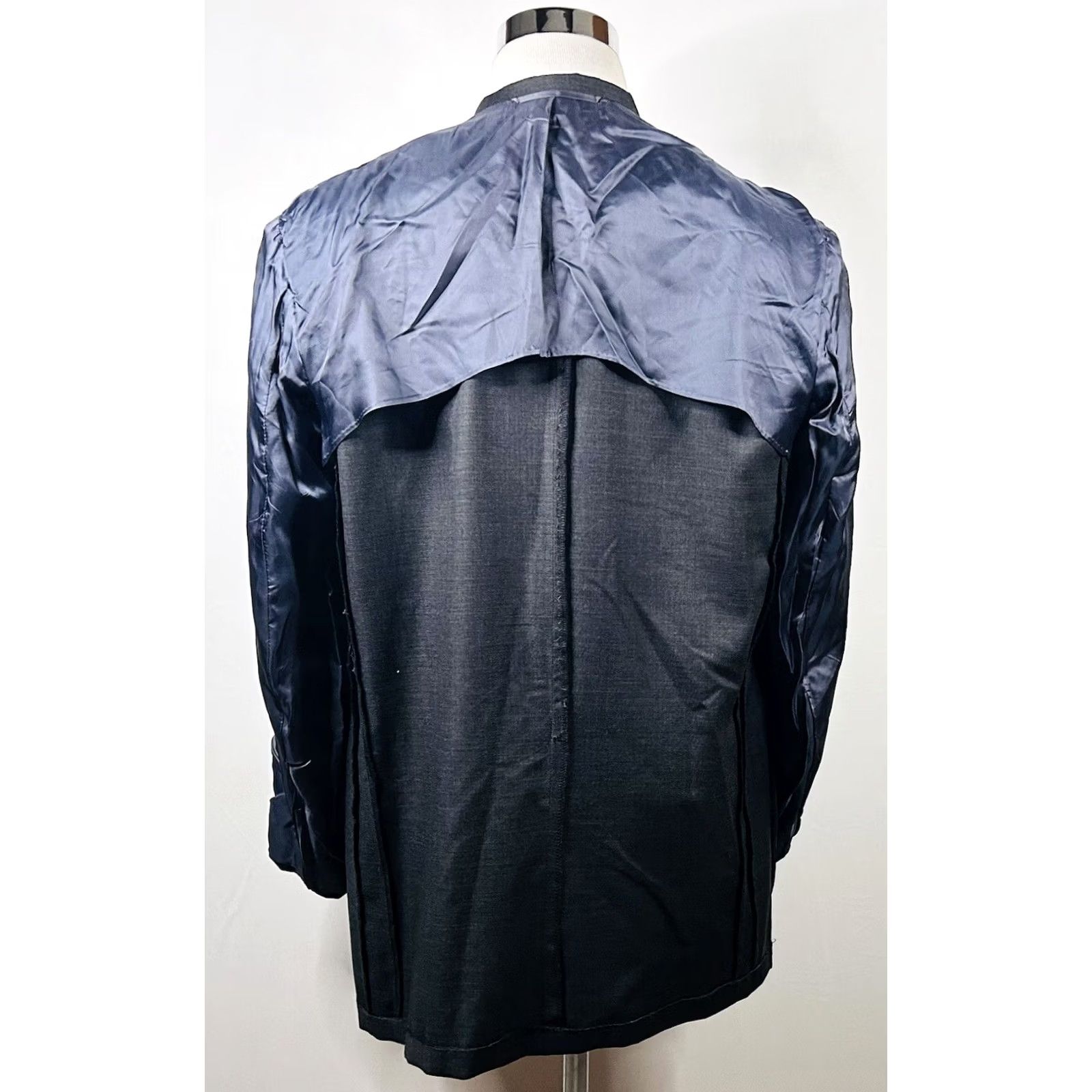 Vintage Oxxford Sport Coat 46L Gray 100% Wool Three-Button USA Made Mens Regular Jacket Coat Size US XS / EU 42 / 0 - 8 Thumbnail