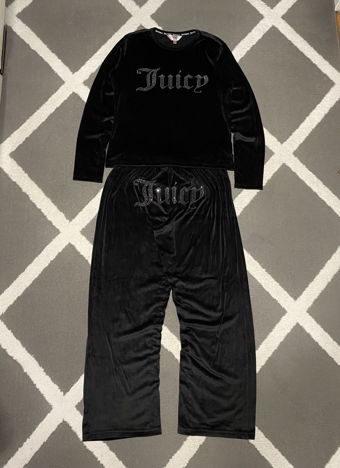 Juicy Couture Juicy Couture Pyjamas Set Loose Fit Sweatpants + Longsleeve Size M / US 6-8 / IT 42-44 - 2 Thumbnail