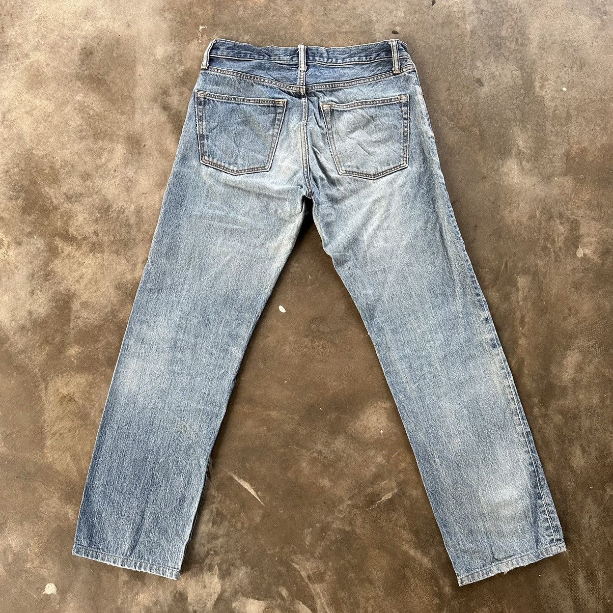Japanese Brand Vintage Japanese Faded Jean Distressed Denim Pant W32 Size US 32 / EU 48 - 9 Thumbnail