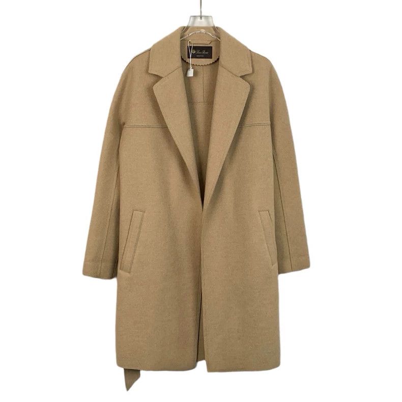 Loro Piana Loro Piana Brown cashmere lapel belt coat 2506-Nextarrow Size S / US 4 / IT 40 - 1 Thumbnail