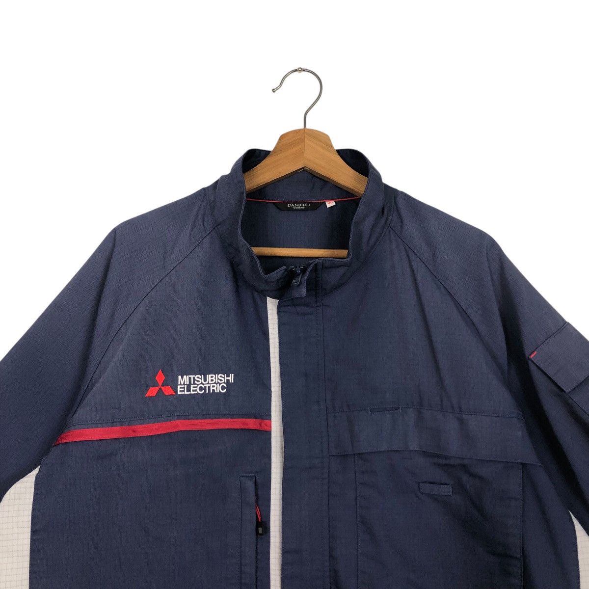 Japanese Brand 📌Vintage Work Shirt Button Jacket Mitsubishi Eletric Size US L / EU 52-54 / 3 - 4 Thumbnail
