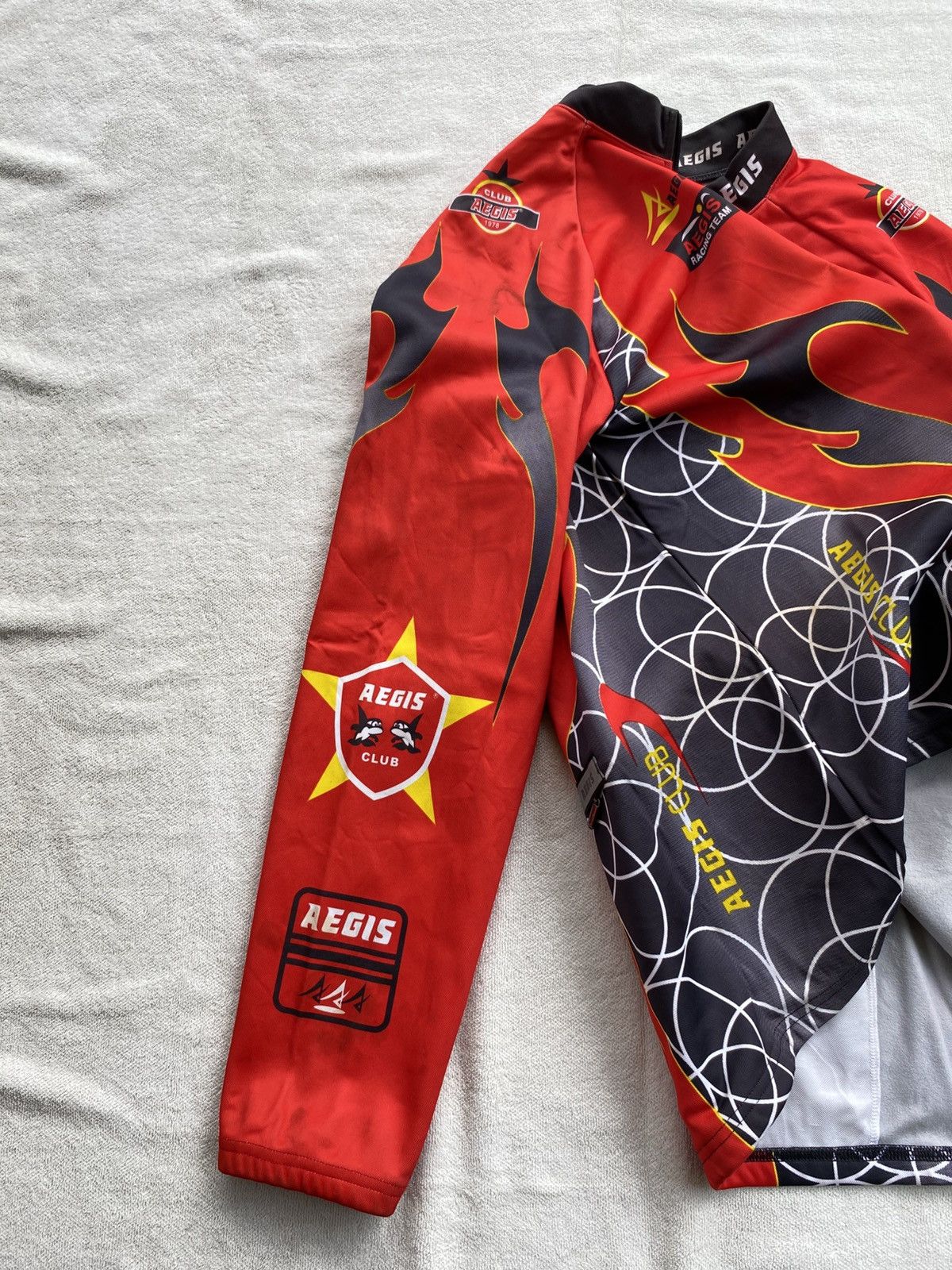 Vintage AEGIS Racing Team Cycling Jersey Multi Colour Size US XXL / EU 58 / 5 - 4 Thumbnail
