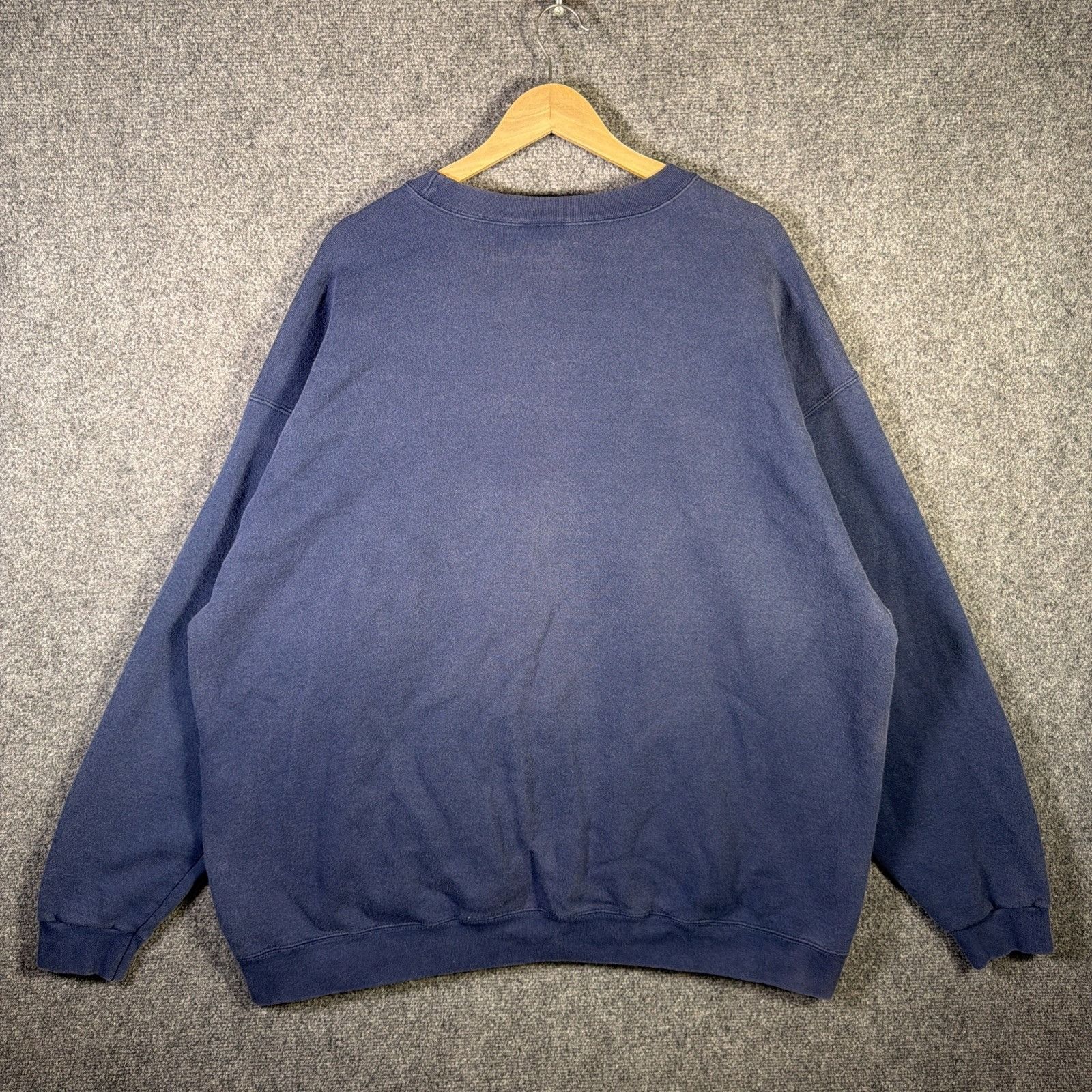 Nike Vintage Nike Sweatshirt 2XL Navy Faded 90s Center Swoosh Size US XXL / EU 58 / 5 - 7 Thumbnail