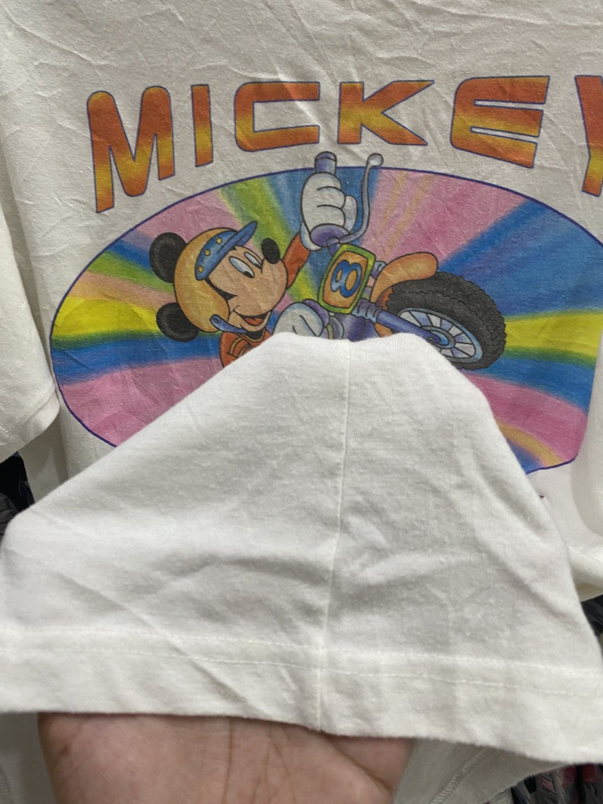 Disney VINTAGE MICKEY MOUSE EXTREMISTS TSHIRT Size US M / EU 48-50 / 2 - 7 Thumbnail