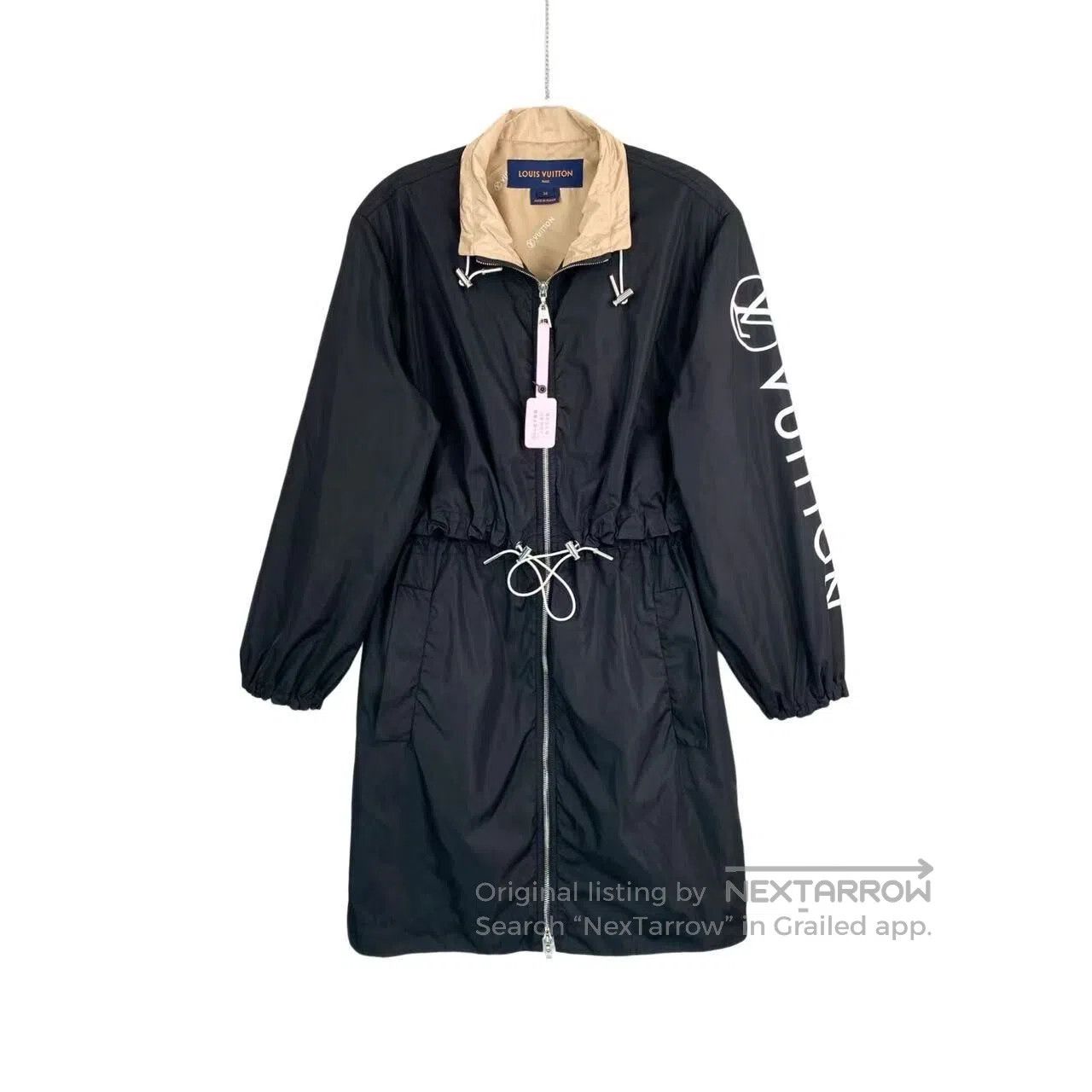 Louis Vuitton Louis Vuitton Nylon letter logo jacket| Size 4XL / US 24-26 - 1 Thumbnail