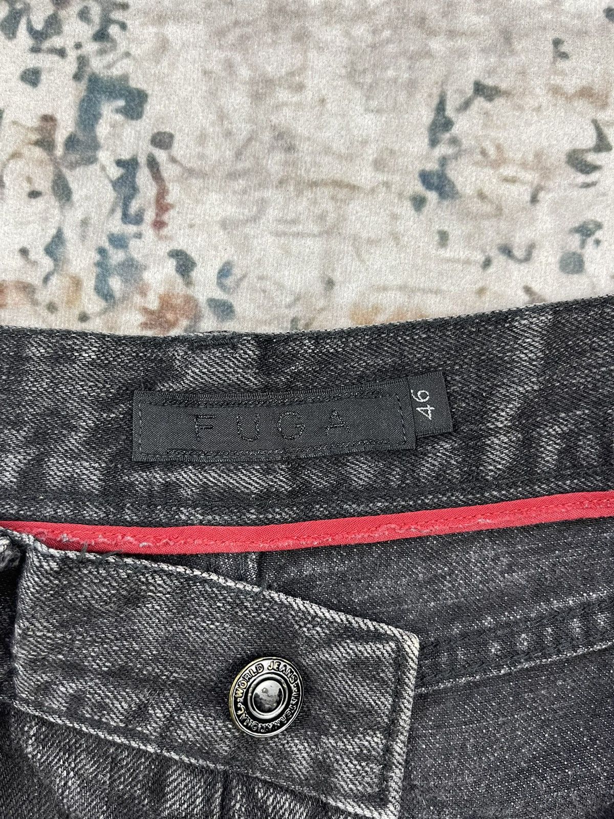 GOSTAR DE FUGA Hysteric Inspired Fuga Distressed Torn Jeans Size 32" / US 10 / IT 46 - 15 Thumbnail