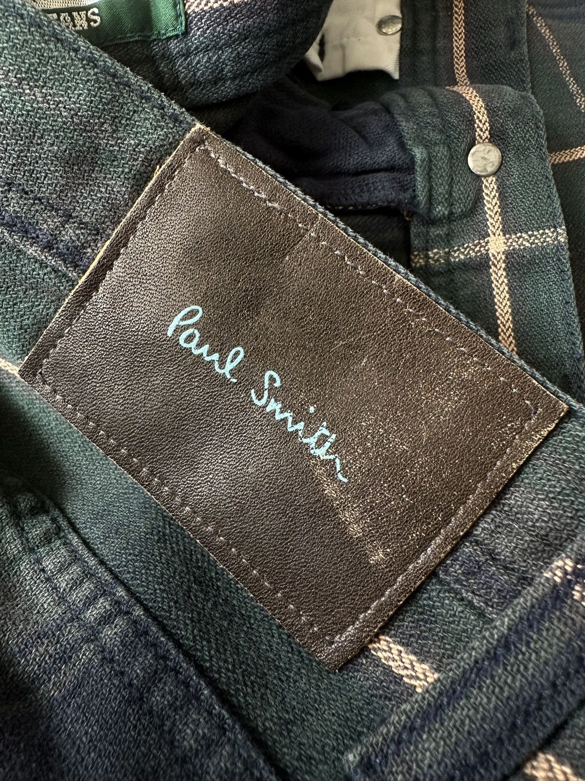 00’s Paul Smith Green Label Japan made plaid jeans